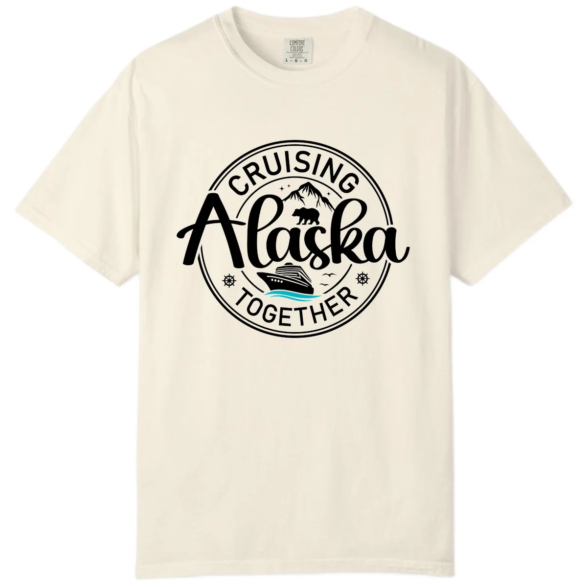 Cruising Alaska Together Comfort Color in Ivory
