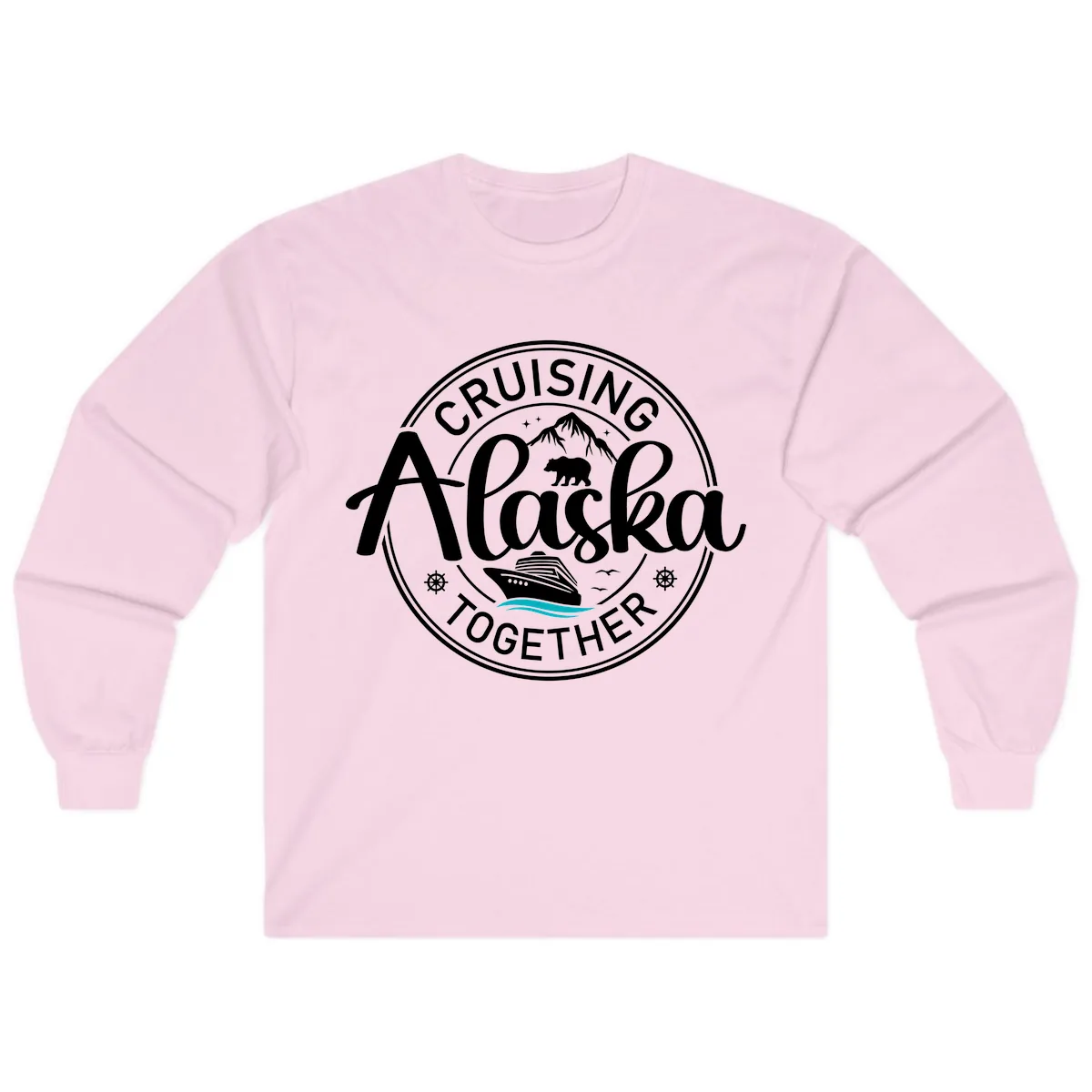 Cruising Alaska Together Long Sleeve in Light Pink
