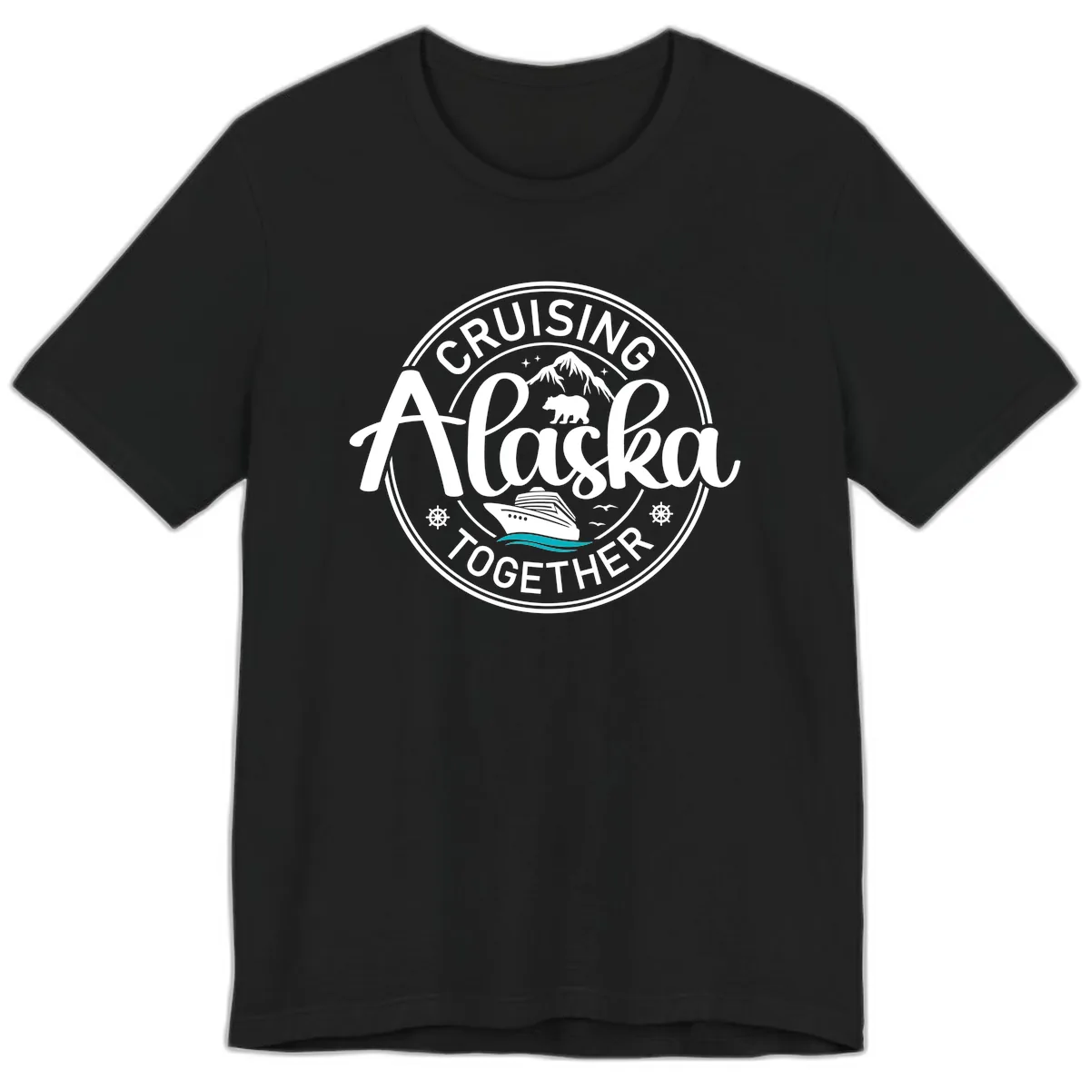 Cruising Alaska Together Premium T-Shirt in Black