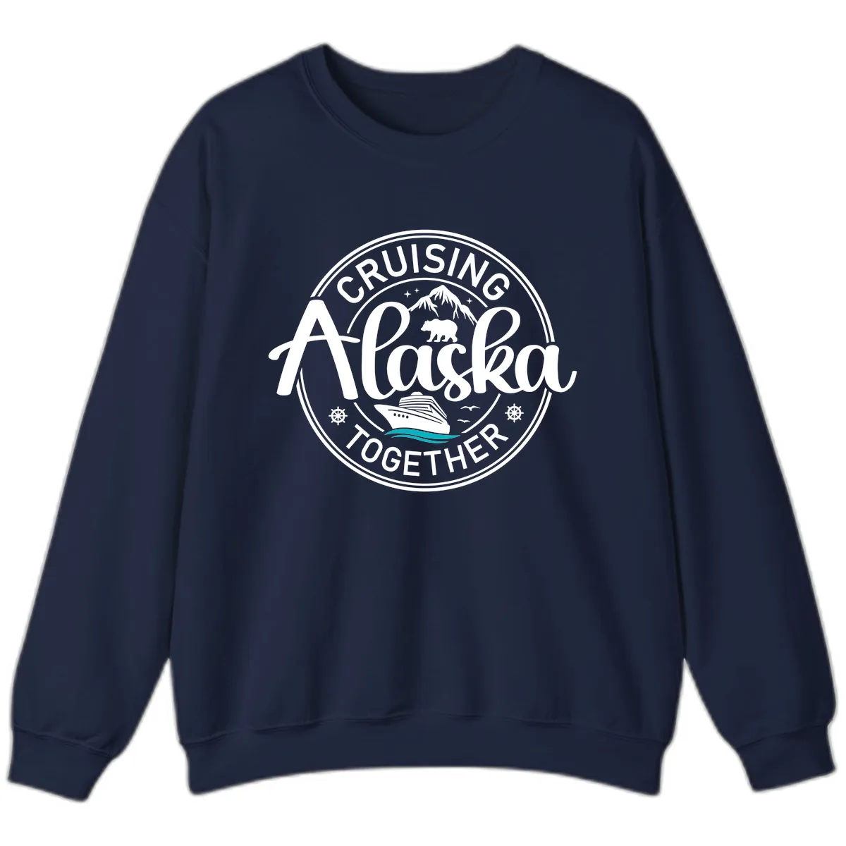 Cruising Alaska Together Sweatshirt in Navy
