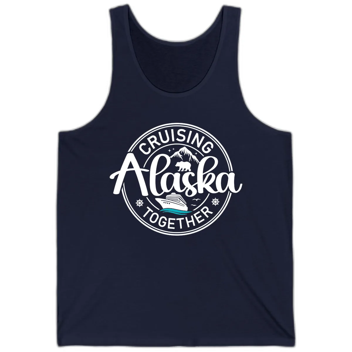 Cruising Alaska Together Tank in Navy