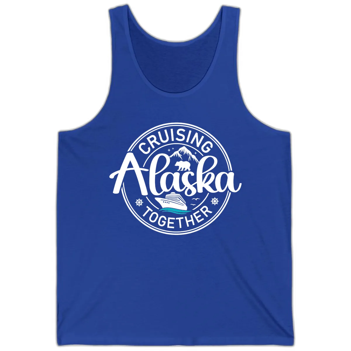 Cruising Alaska Together Tank in True Royal