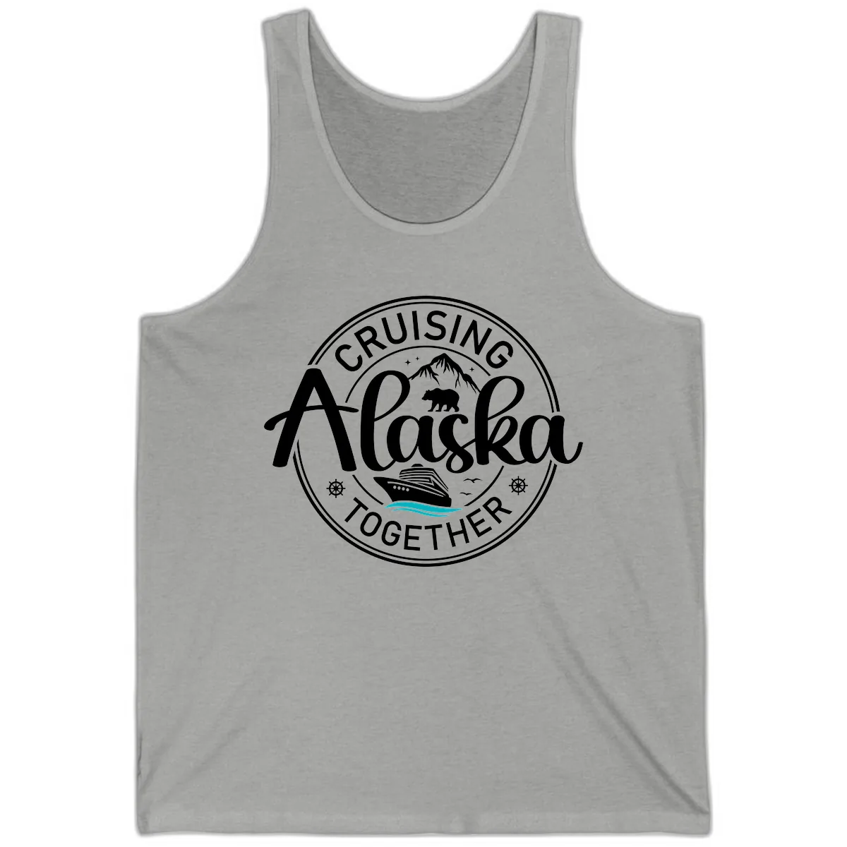 Cruising Alaska Together Tank in Athletic Heather