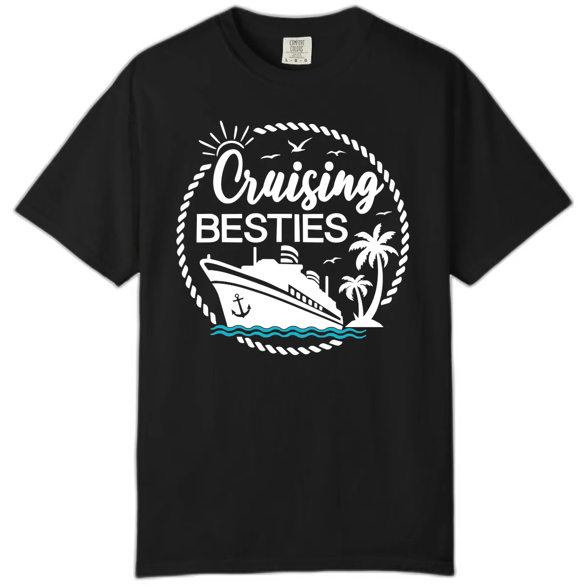 Cruising Besties Comfort Color in Black