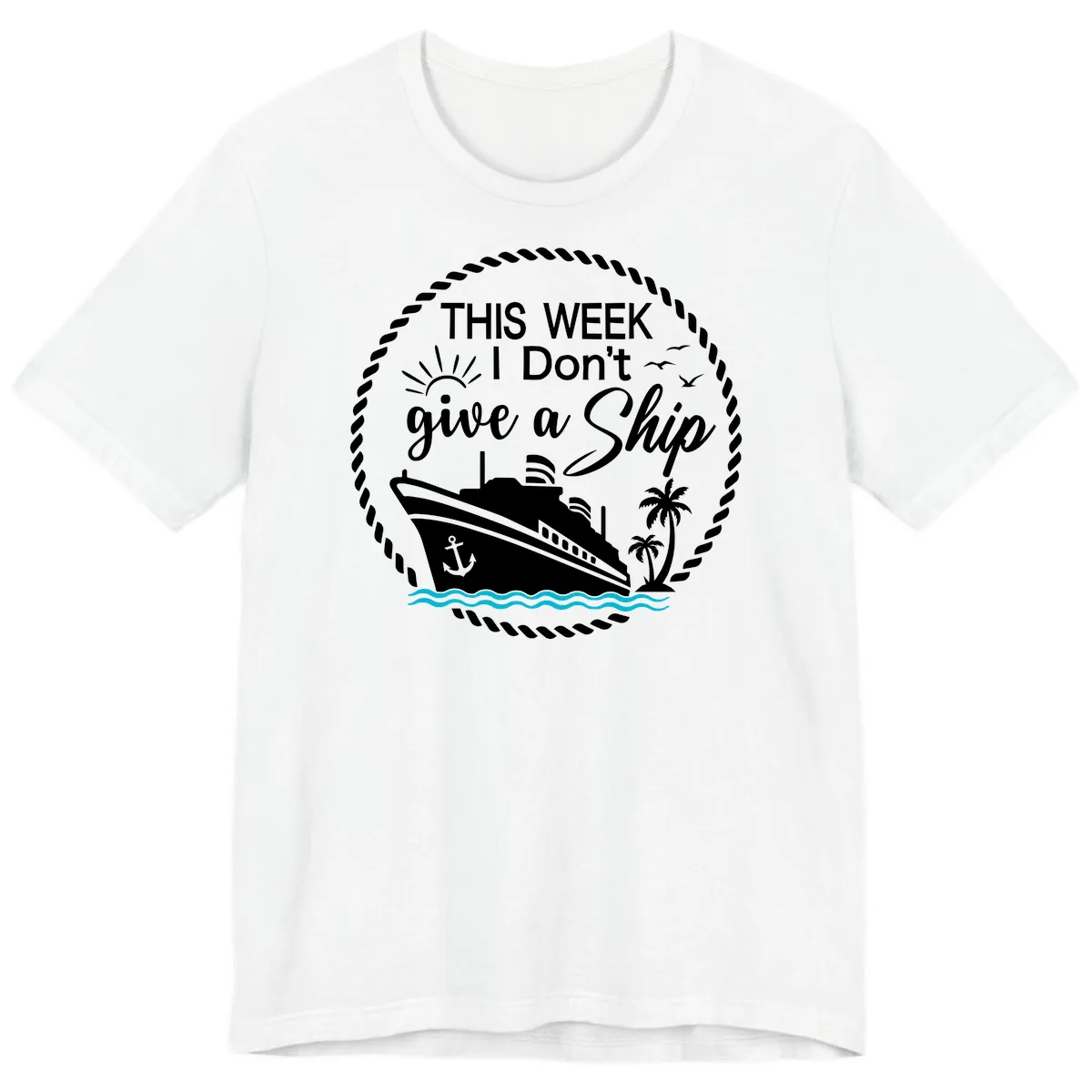 This Week I Don't Give A Ship Premium T-Shirt in White