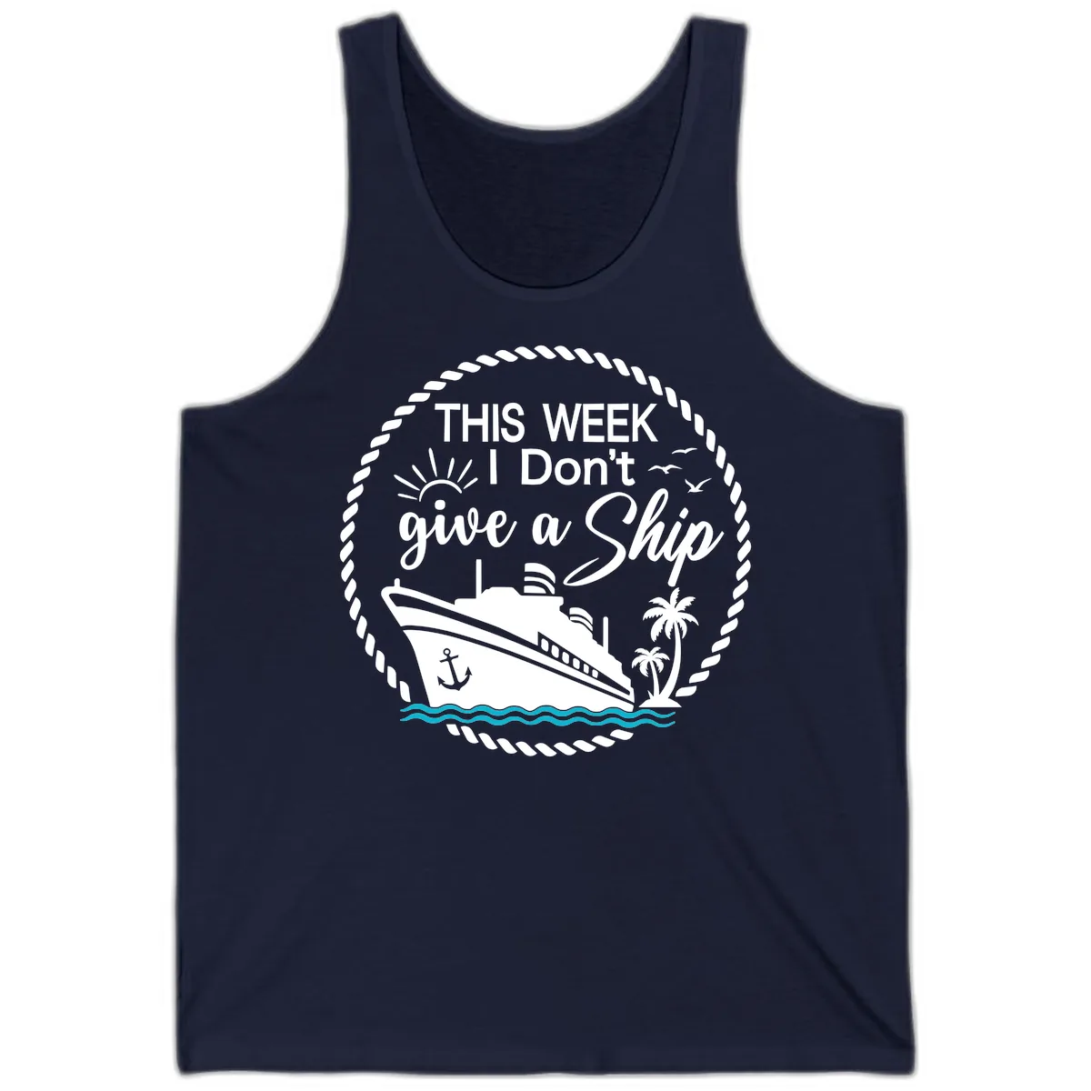 This Week I Don't Give A Ship Tank in Navy