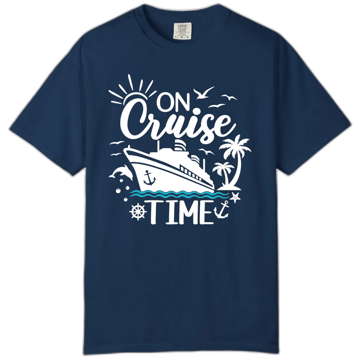 On Cruise Time Comfort Color in Navy