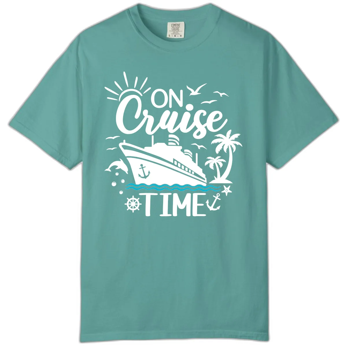 On Cruise Time Comfort Color in Seafoam