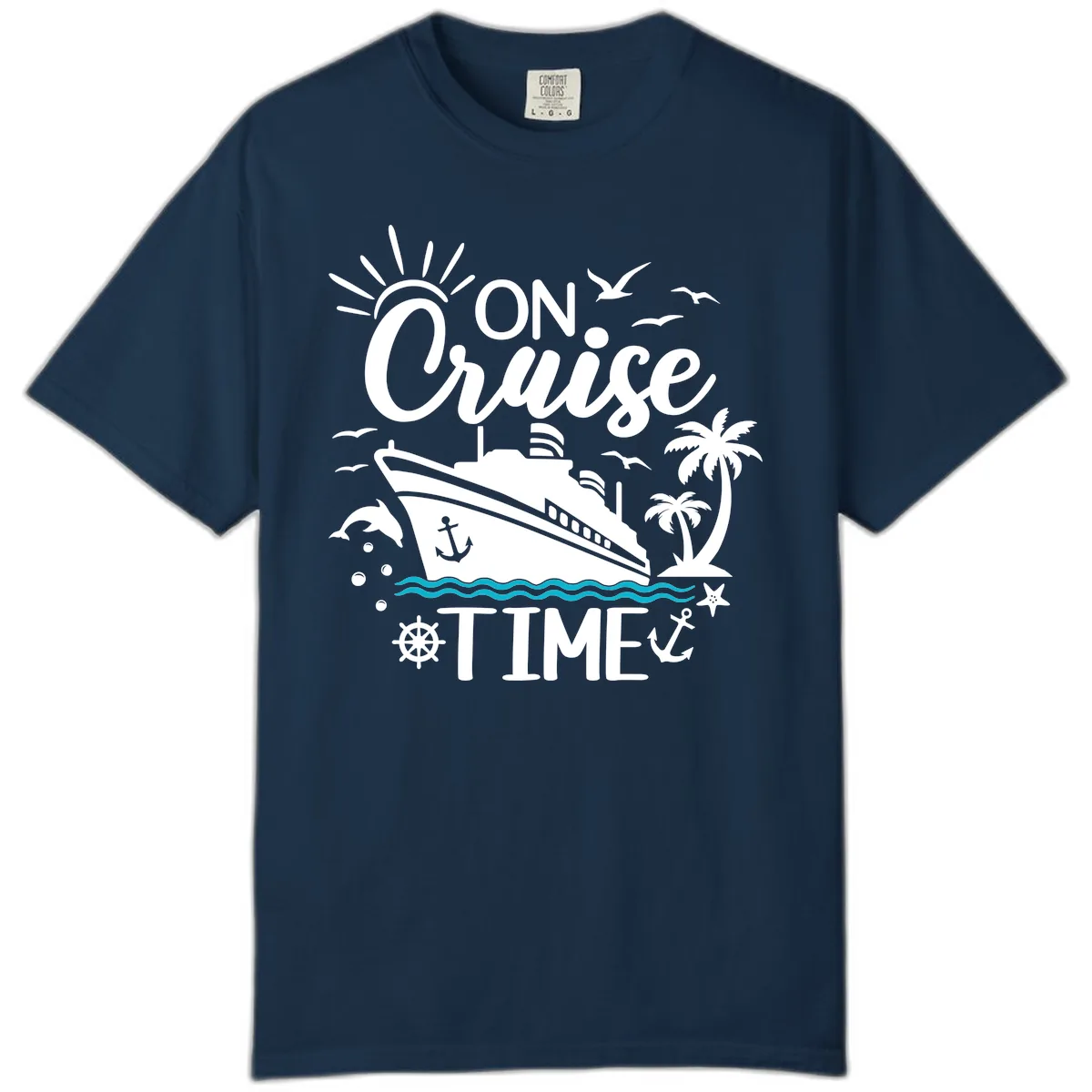 On Cruise Time Comfort Color in True Navy
