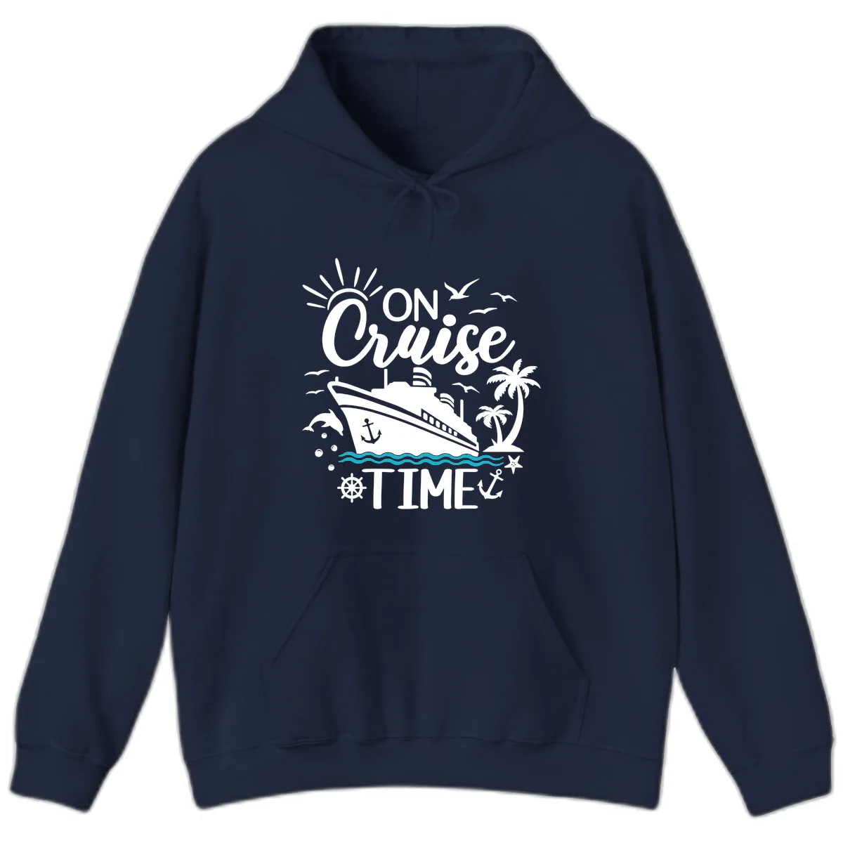 On Cruise Time Hoodie in Navy