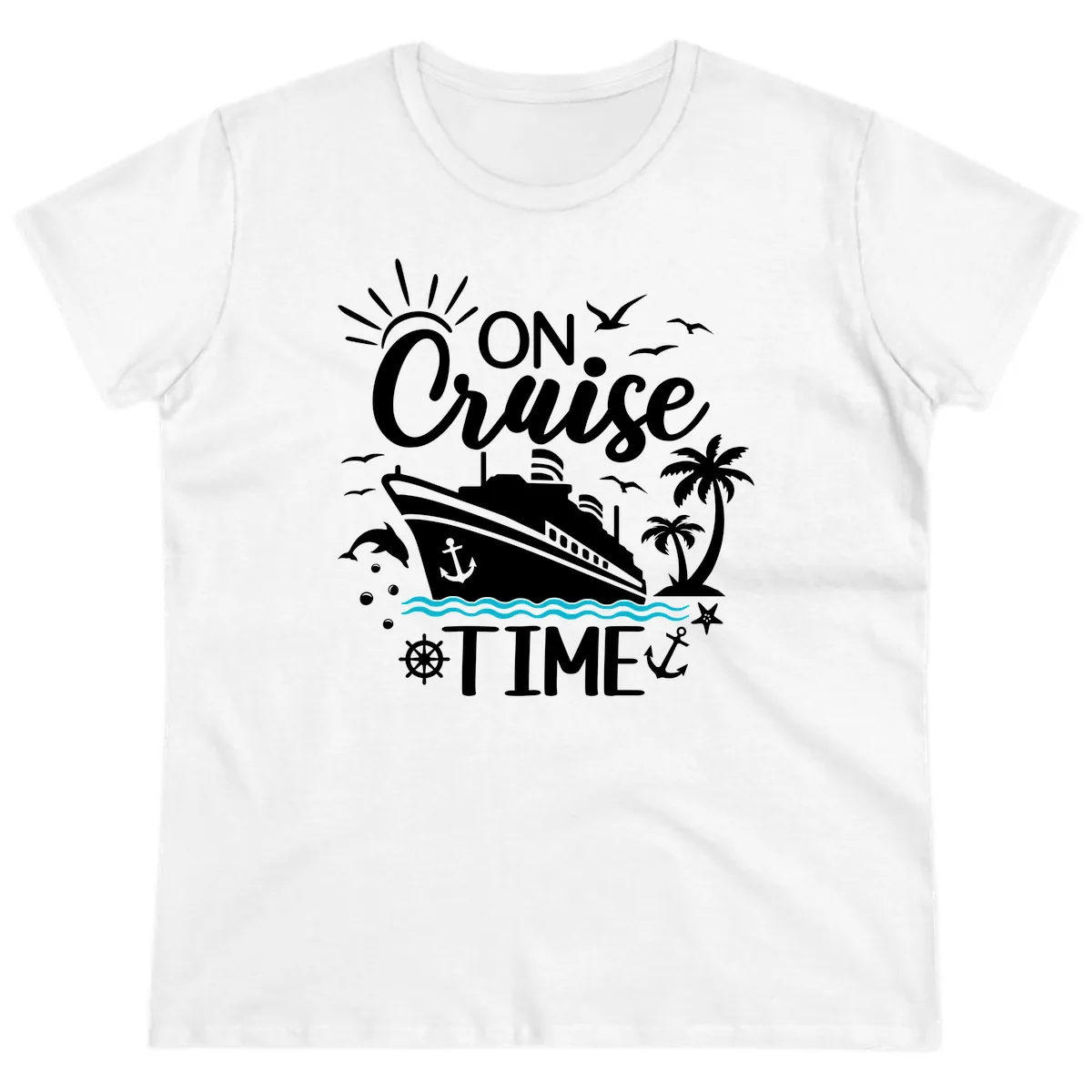 On Cruise Time Ladies Tee in White