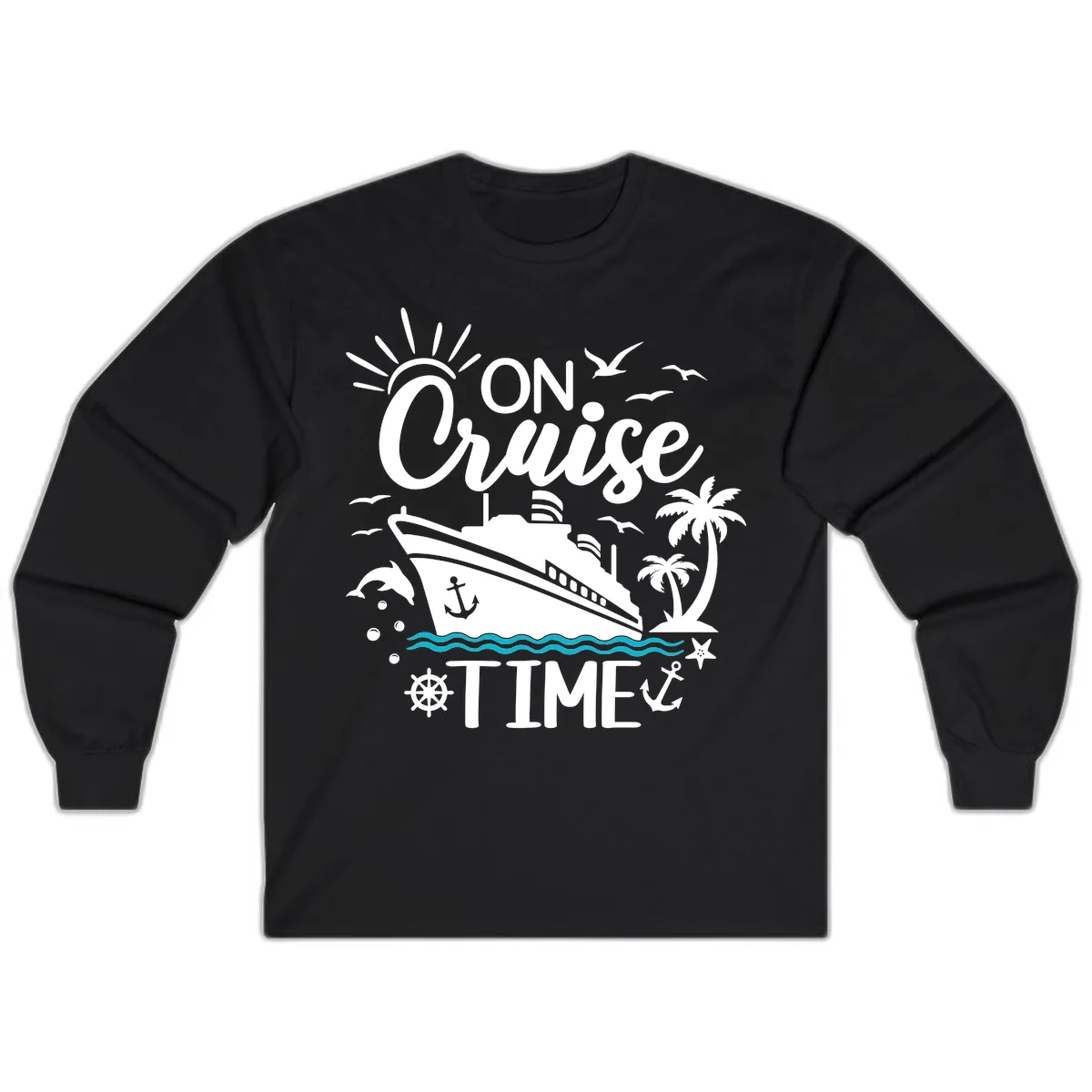On Cruise Time Long Sleeve in Black