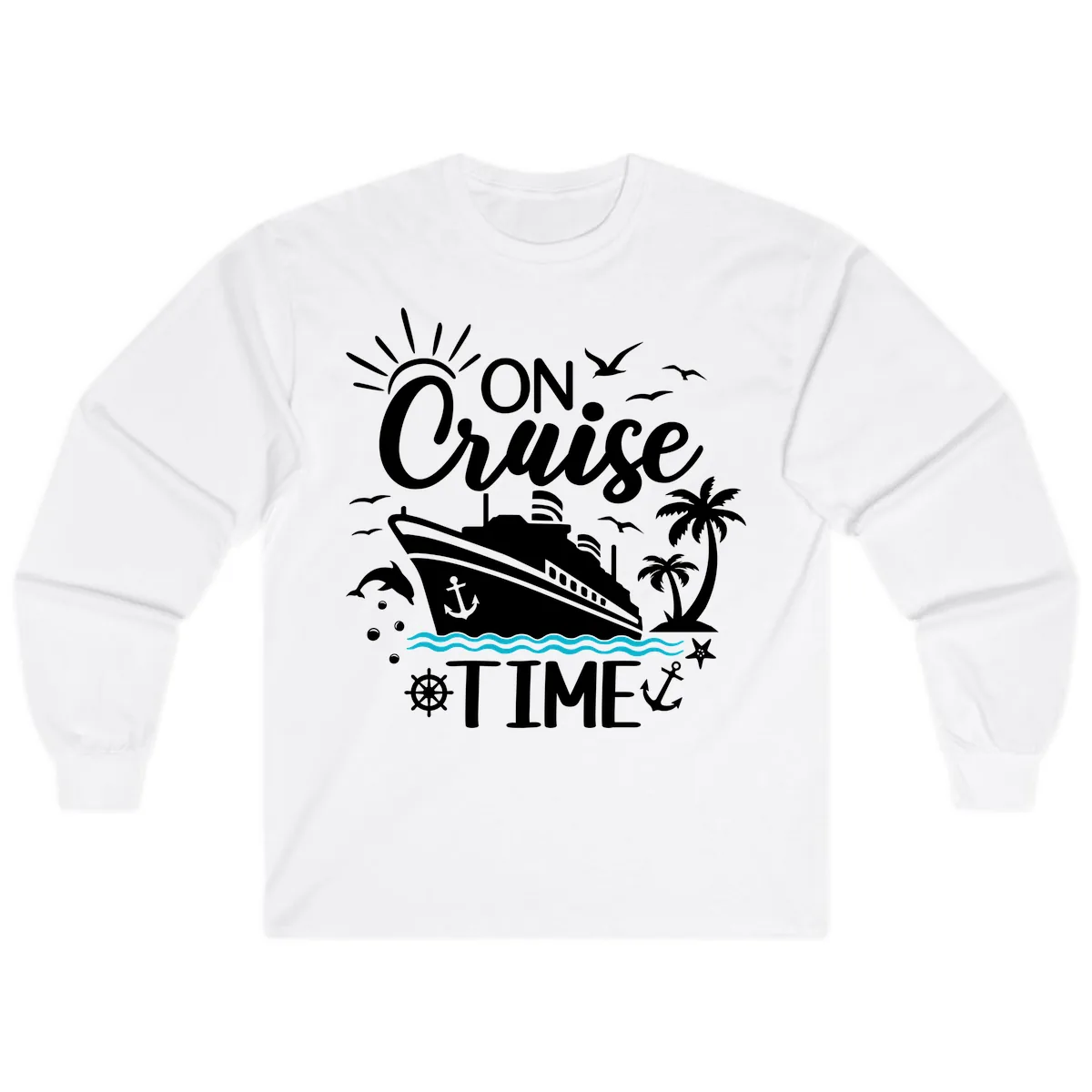 On Cruise Time Long Sleeve in White
