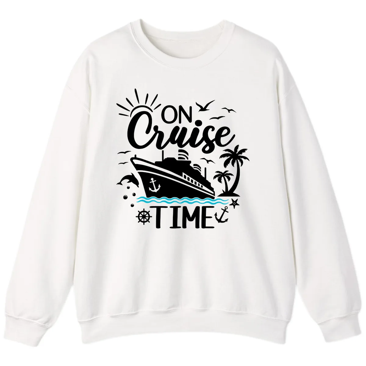 On Cruise Time Sweatshirt in White