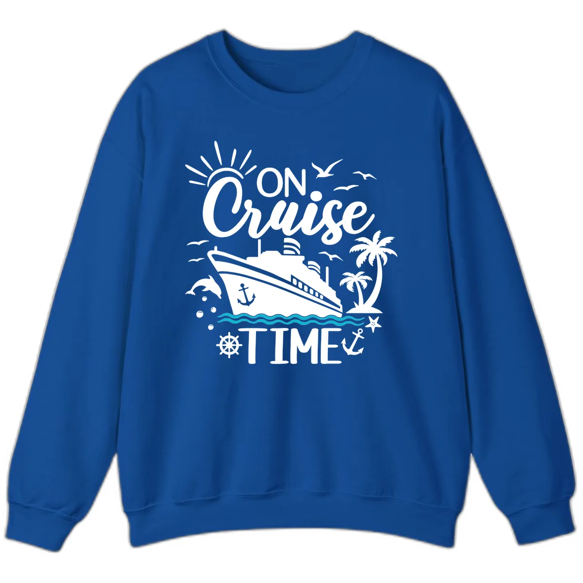 On Cruise Time Sweatshirt in Royal