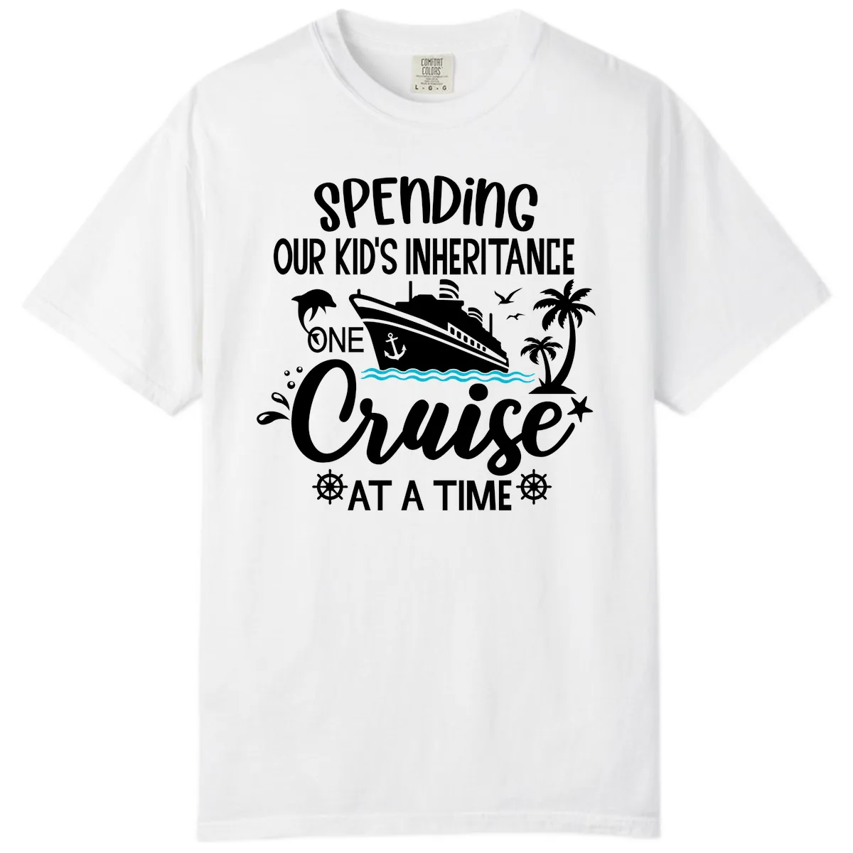 One Cruise At A Time Inheritance Comfort Color in White