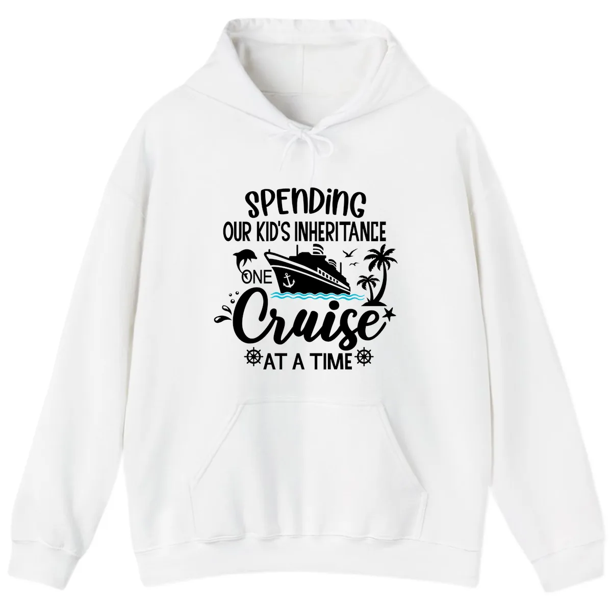 One Cruise At A Time Inheritance Hoodie in White