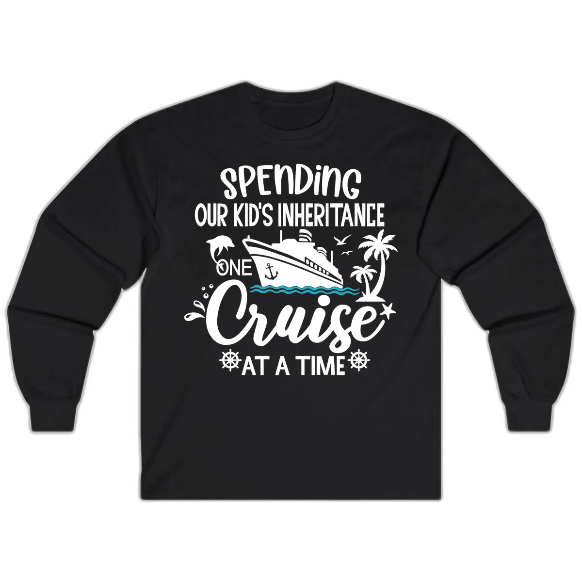 One Cruise At A Time Inheritance Long Sleeve in Black