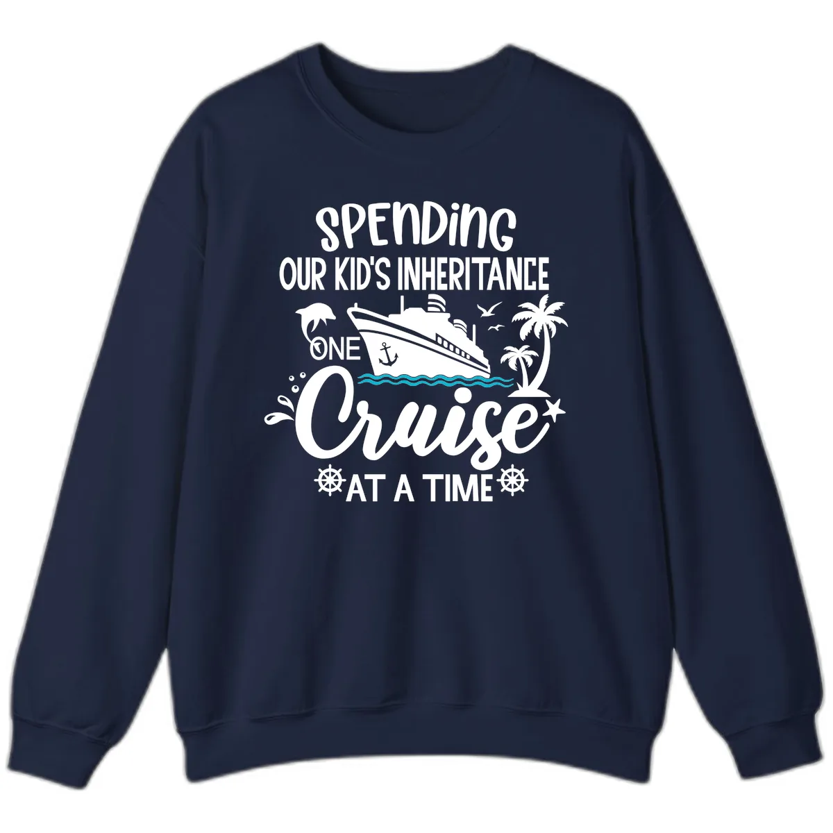 One Cruise At A Time Inheritance Sweatshirt in Navy