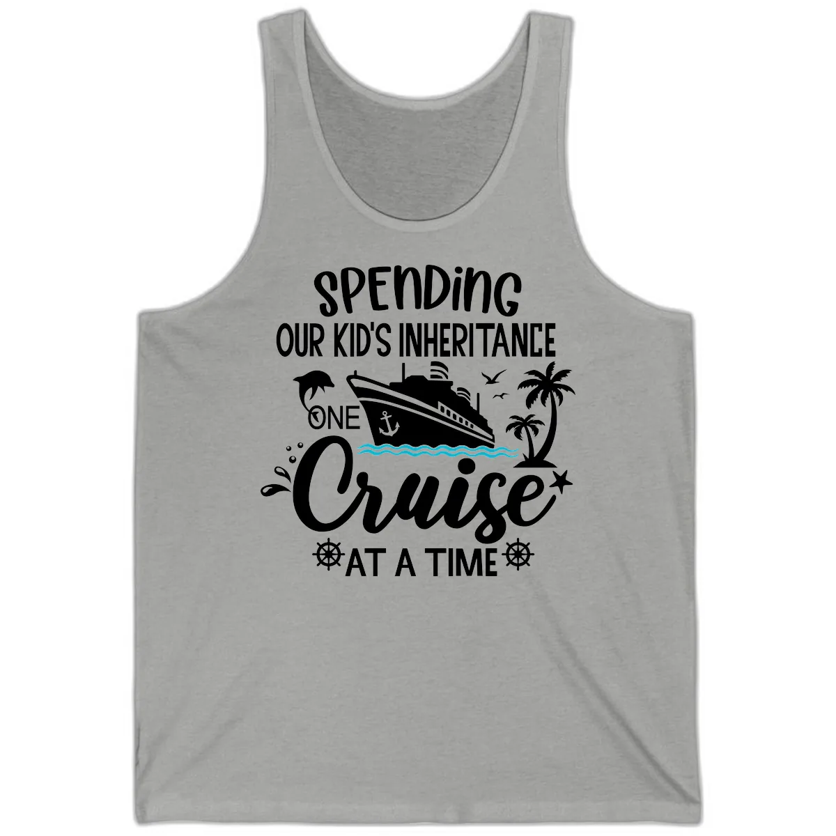One Cruise At A Time Inheritance Tank in Athletic Heather