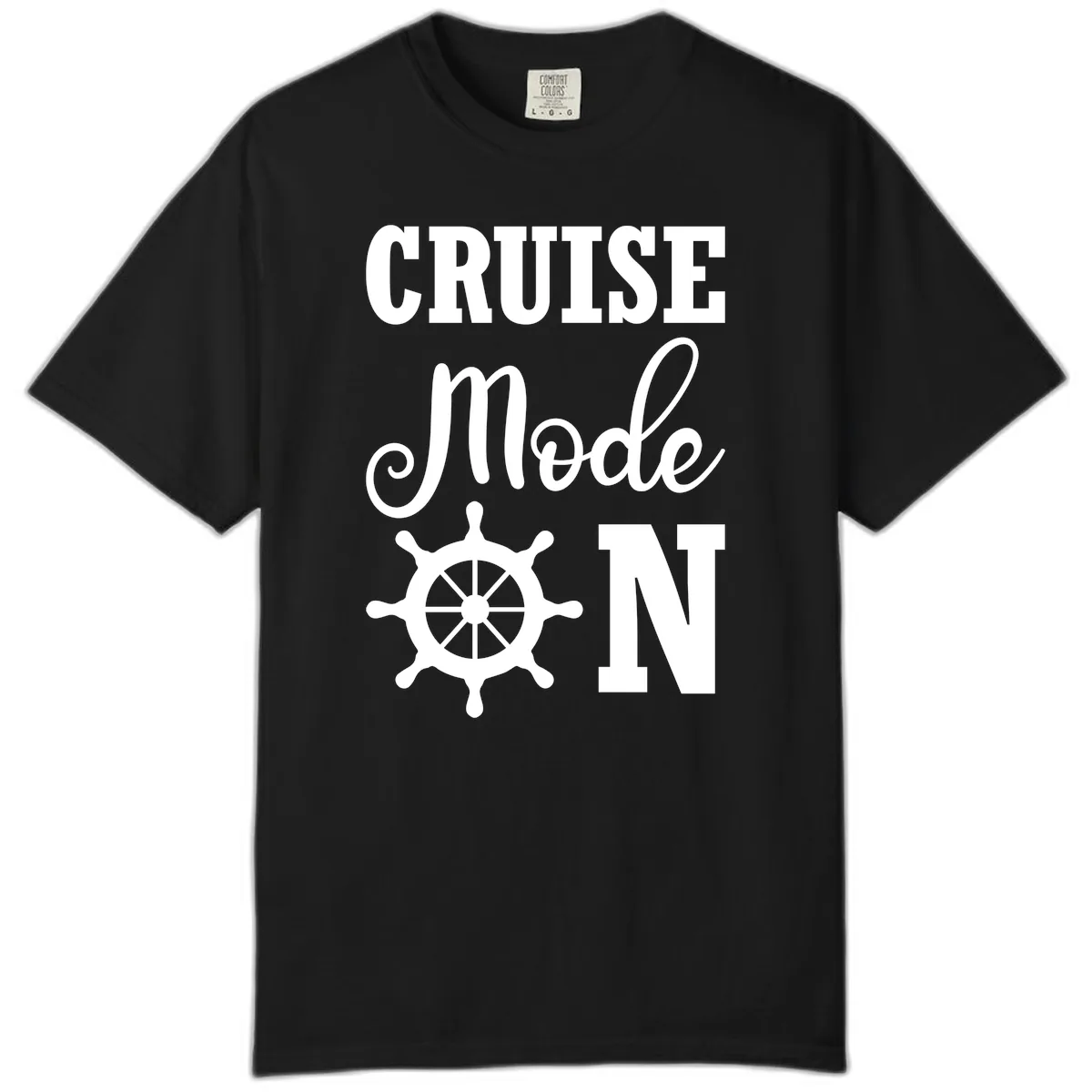 Cruise Mode Ship Wheel Comfort Color in Black