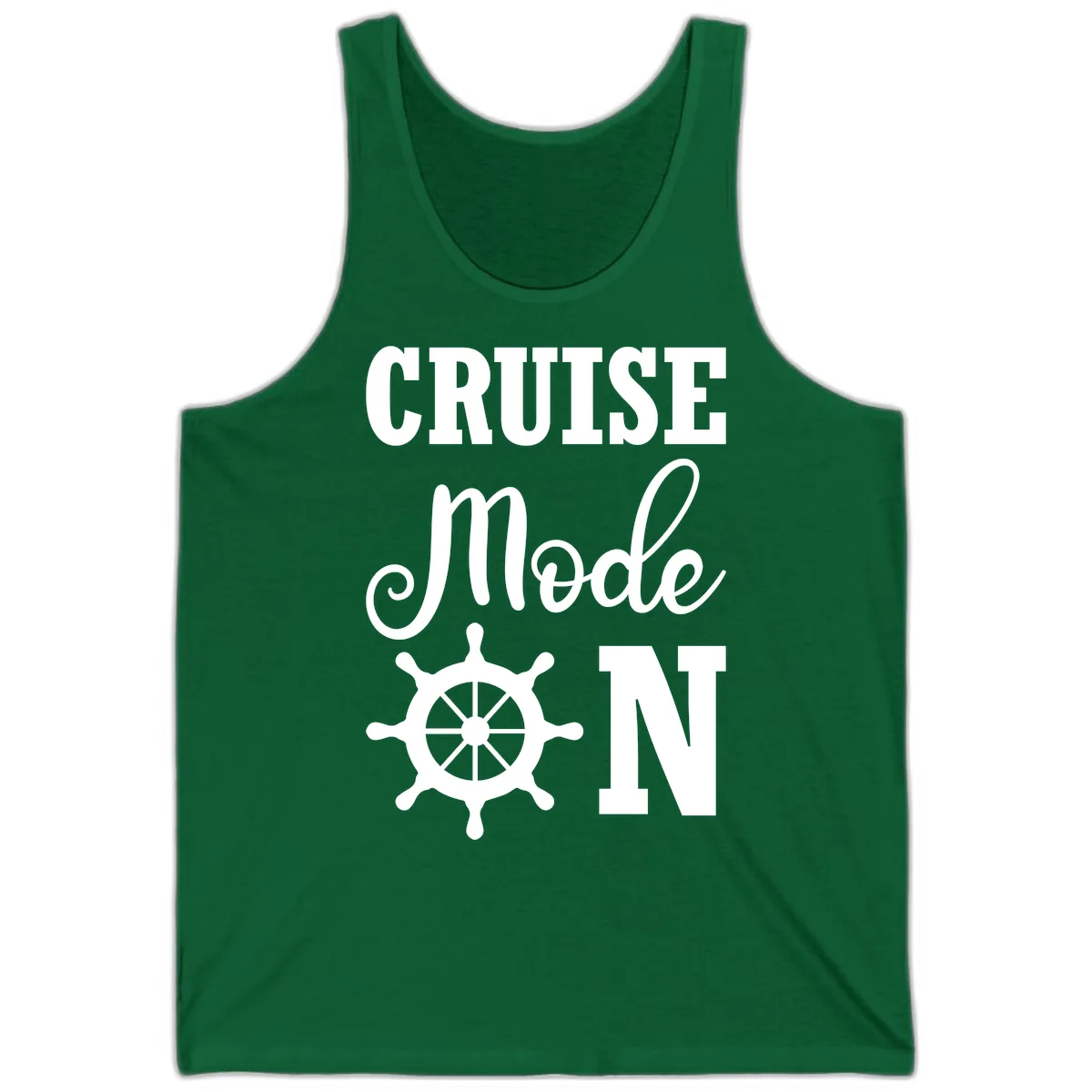 Cruise Mode Ship Wheel Tank in Kelly
