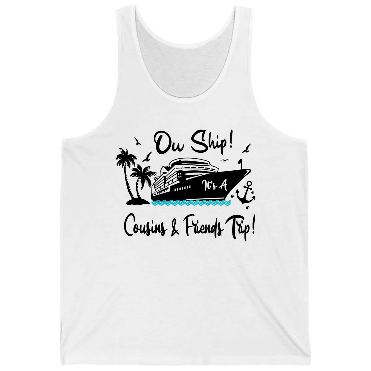 Ow Ship Cousins & Friends Trip Tank in White