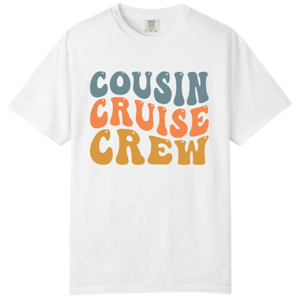Cousin Cruise Crew Comfort Color in White
