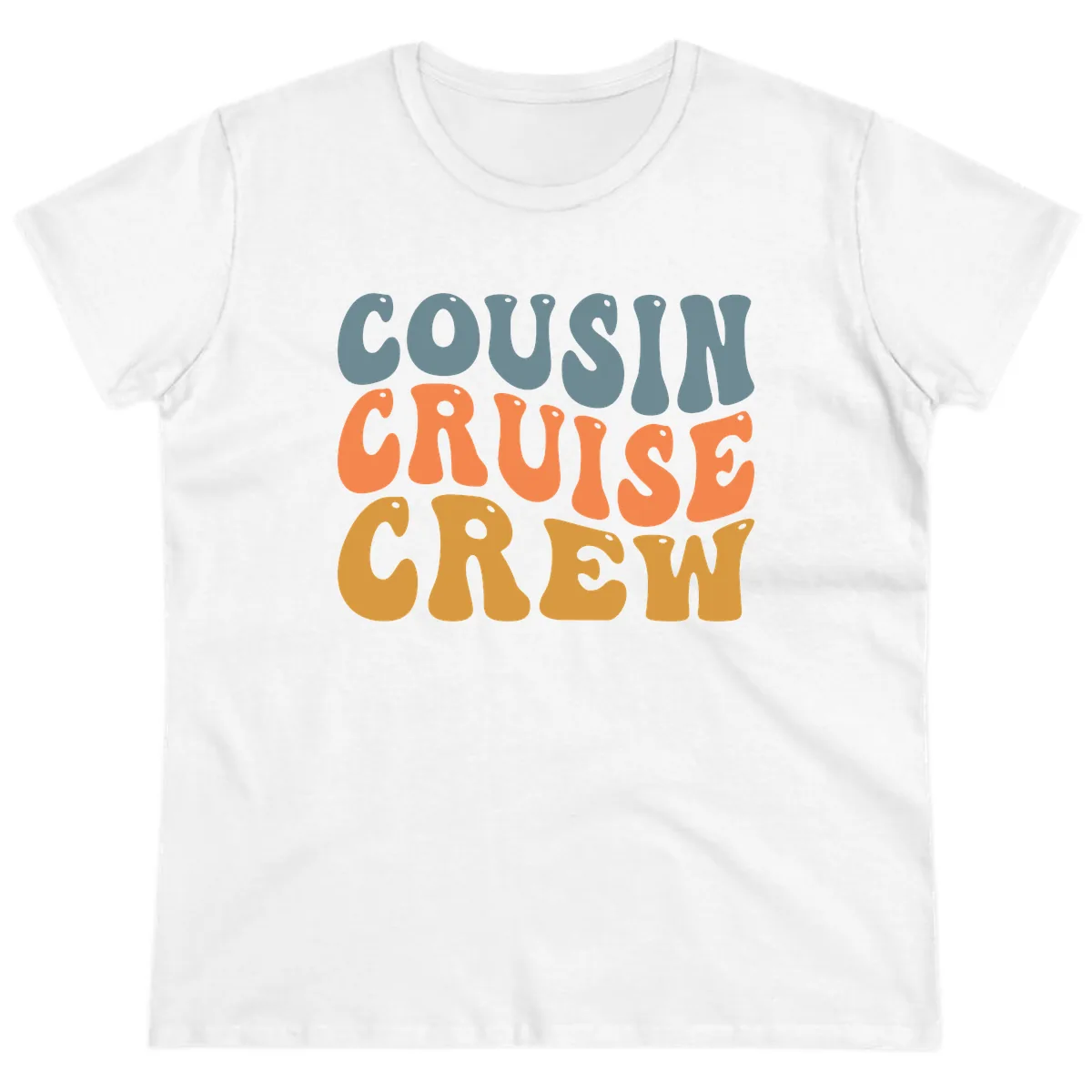 Cousin Cruise Crew Ladies Tee in White