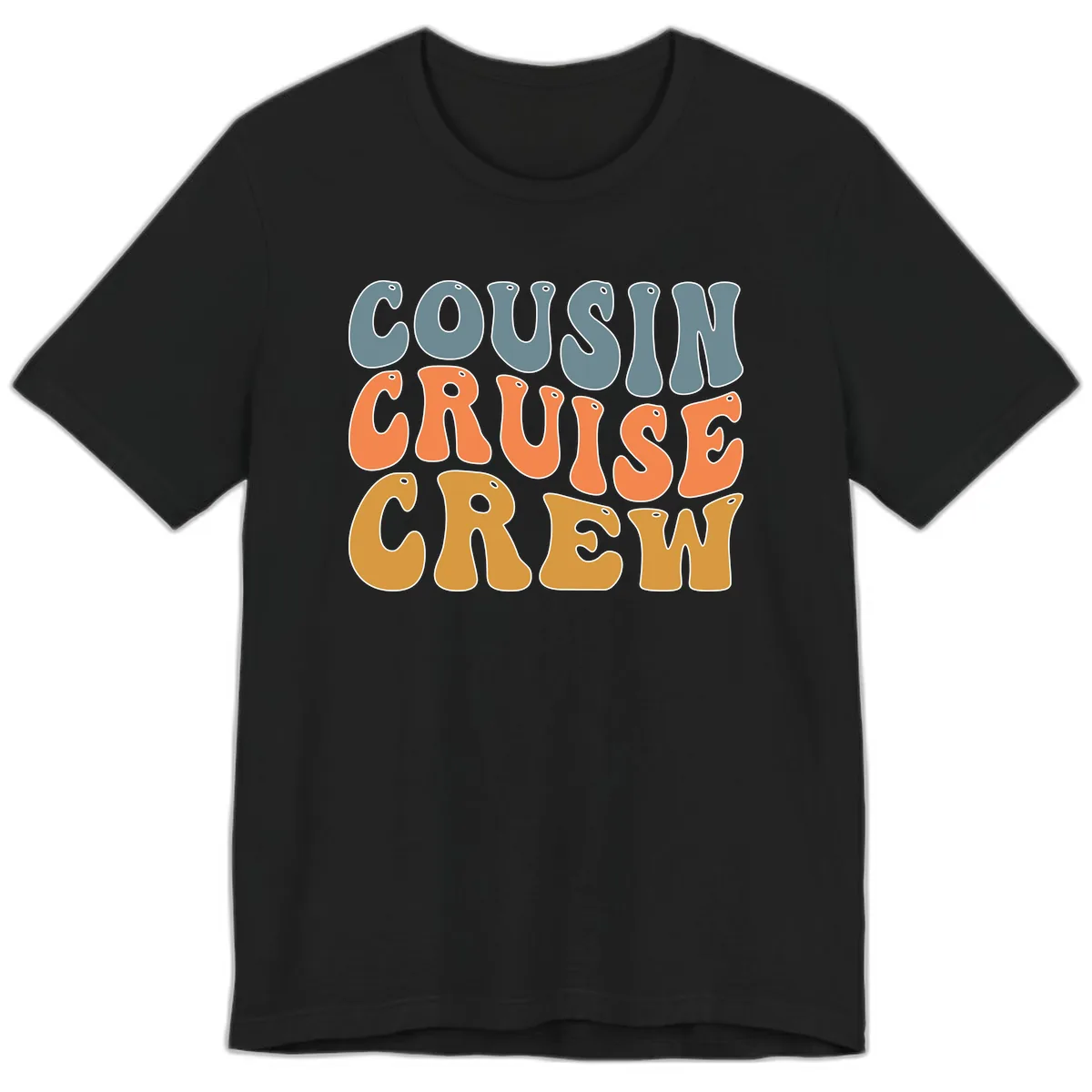 Cousin Cruise Crew Premium T-Shirt in Black