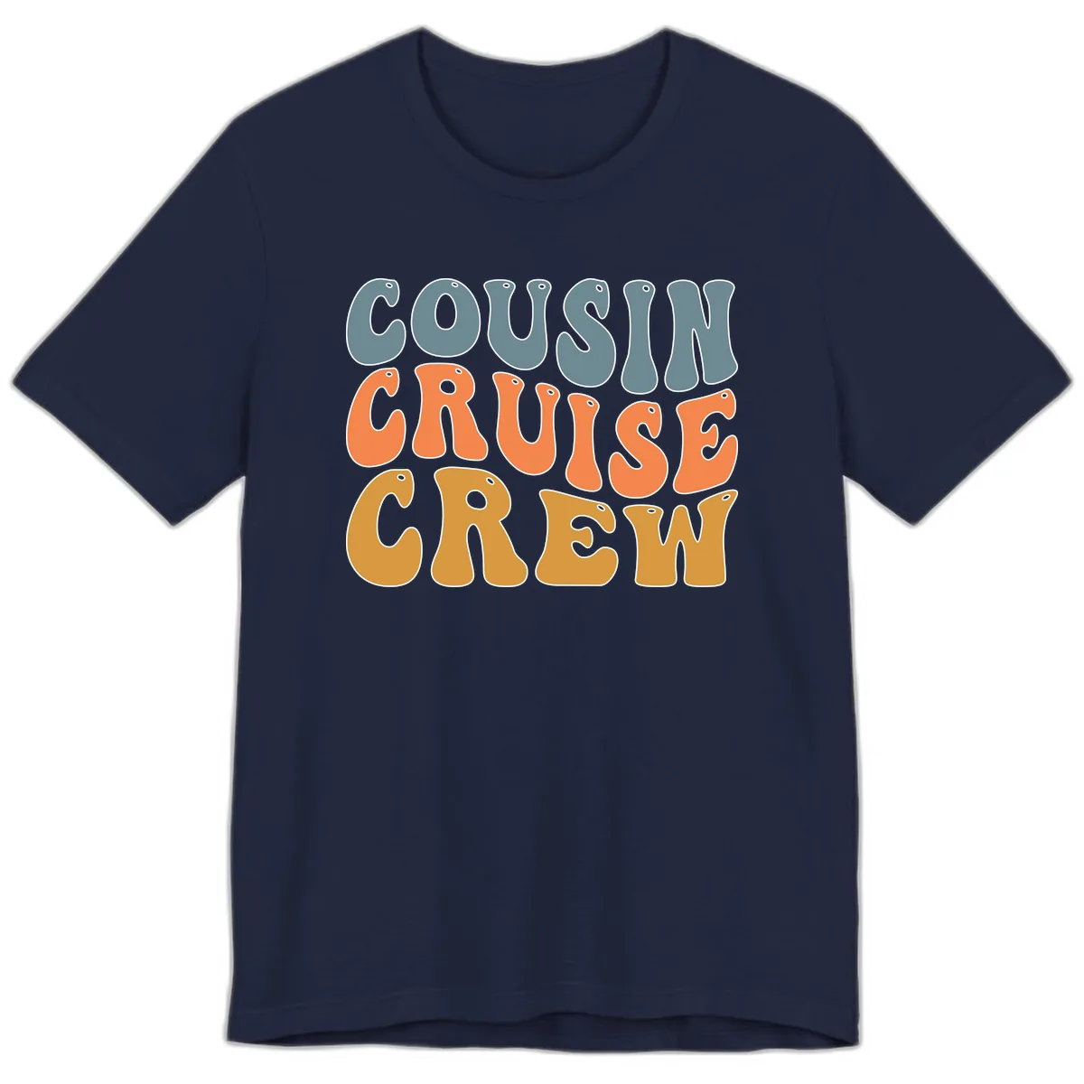 Cousin Cruise Crew Premium T-Shirt in Navy