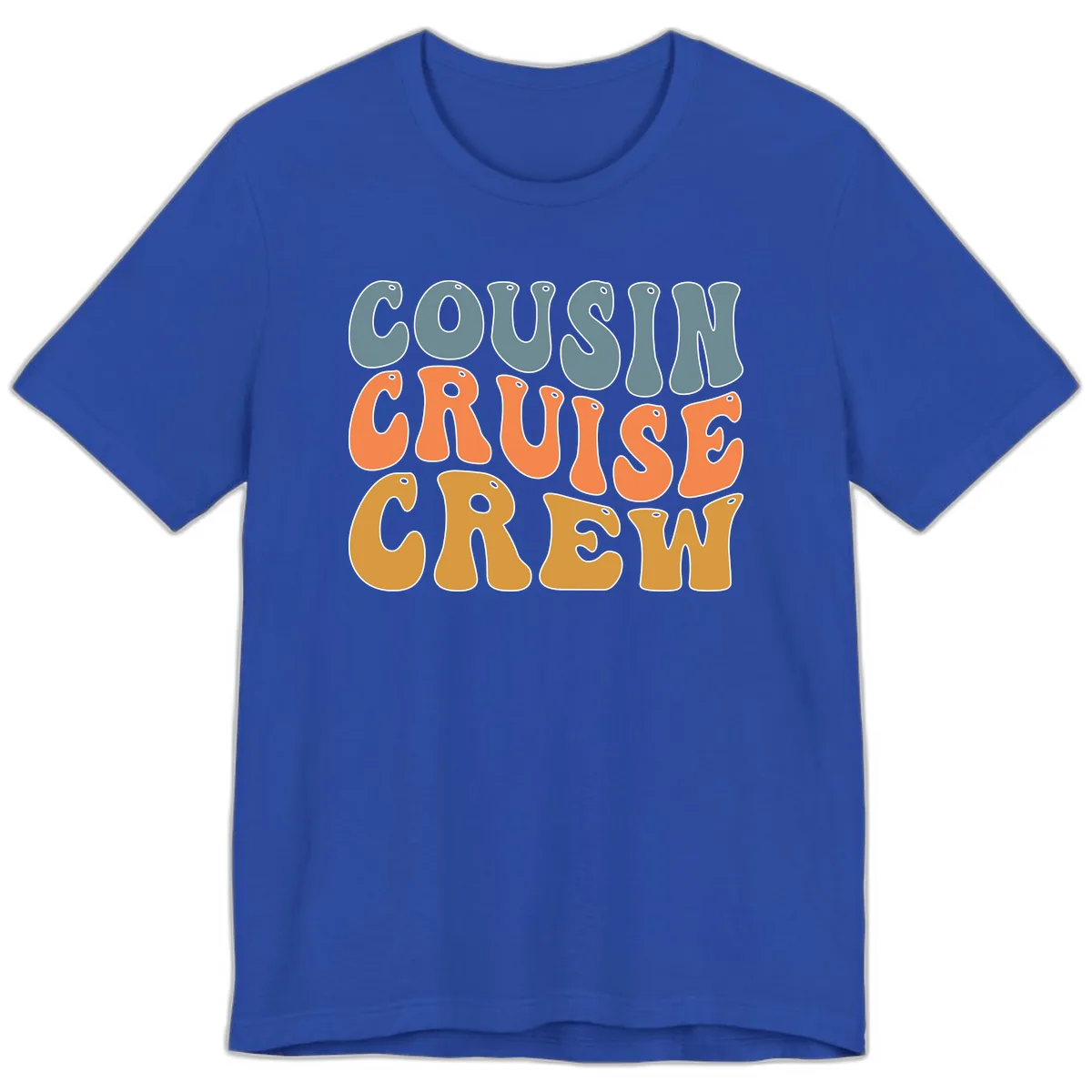 Cousin Cruise Crew Premium T-Shirt in True Royal