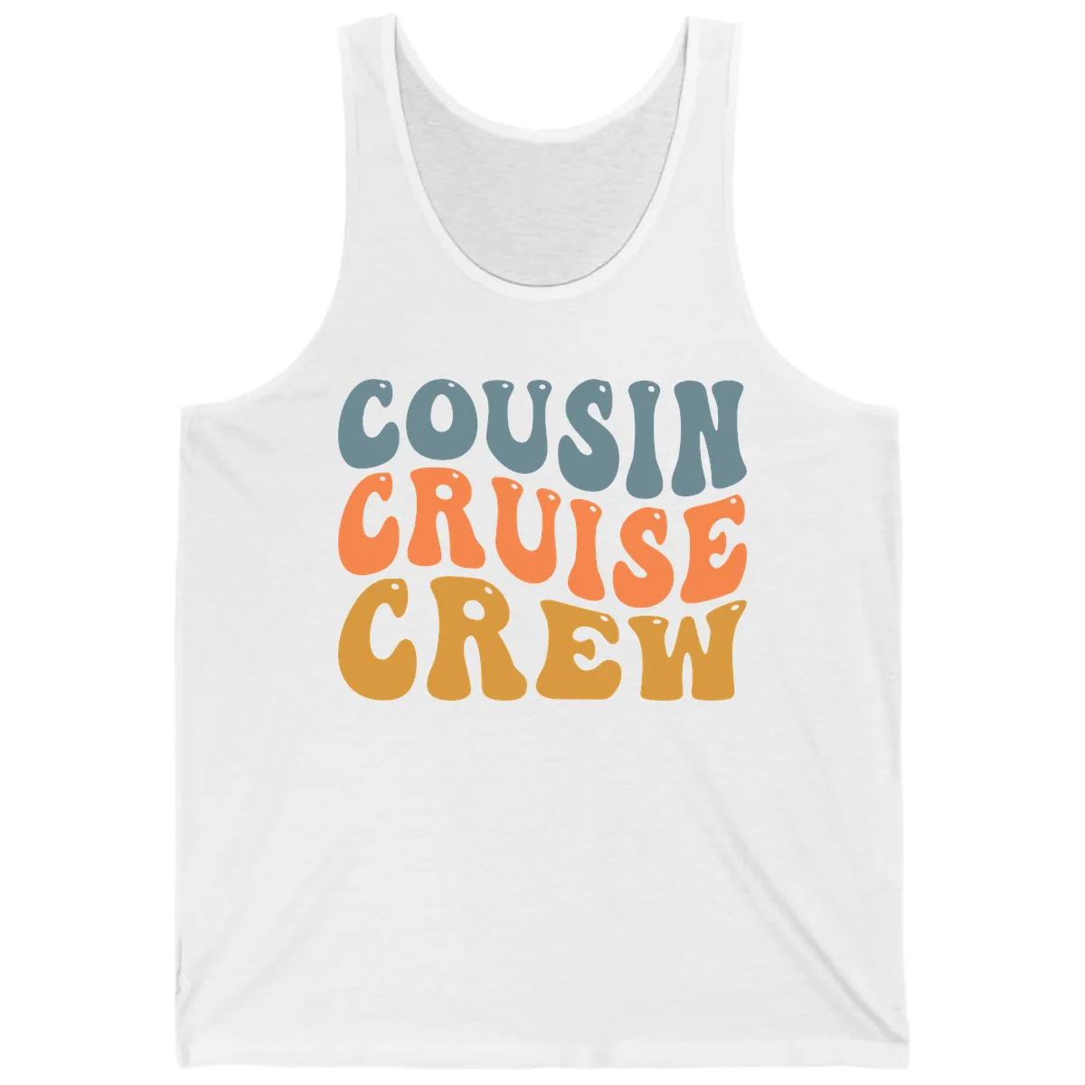 Cousin Cruise Crew Tank in White
