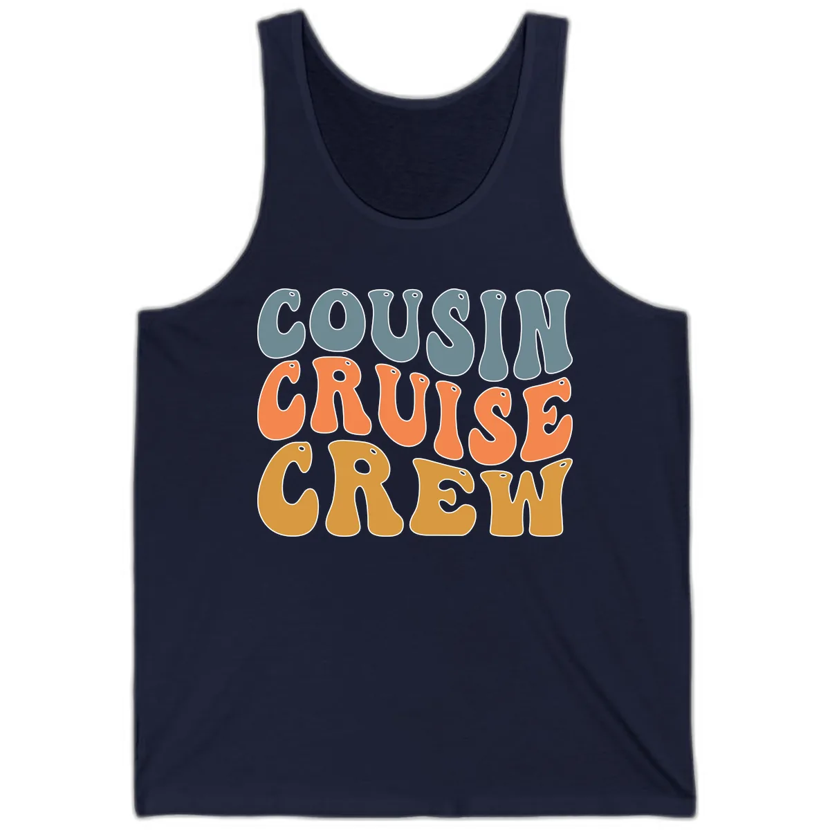 Cousin Cruise Crew Tank in Navy