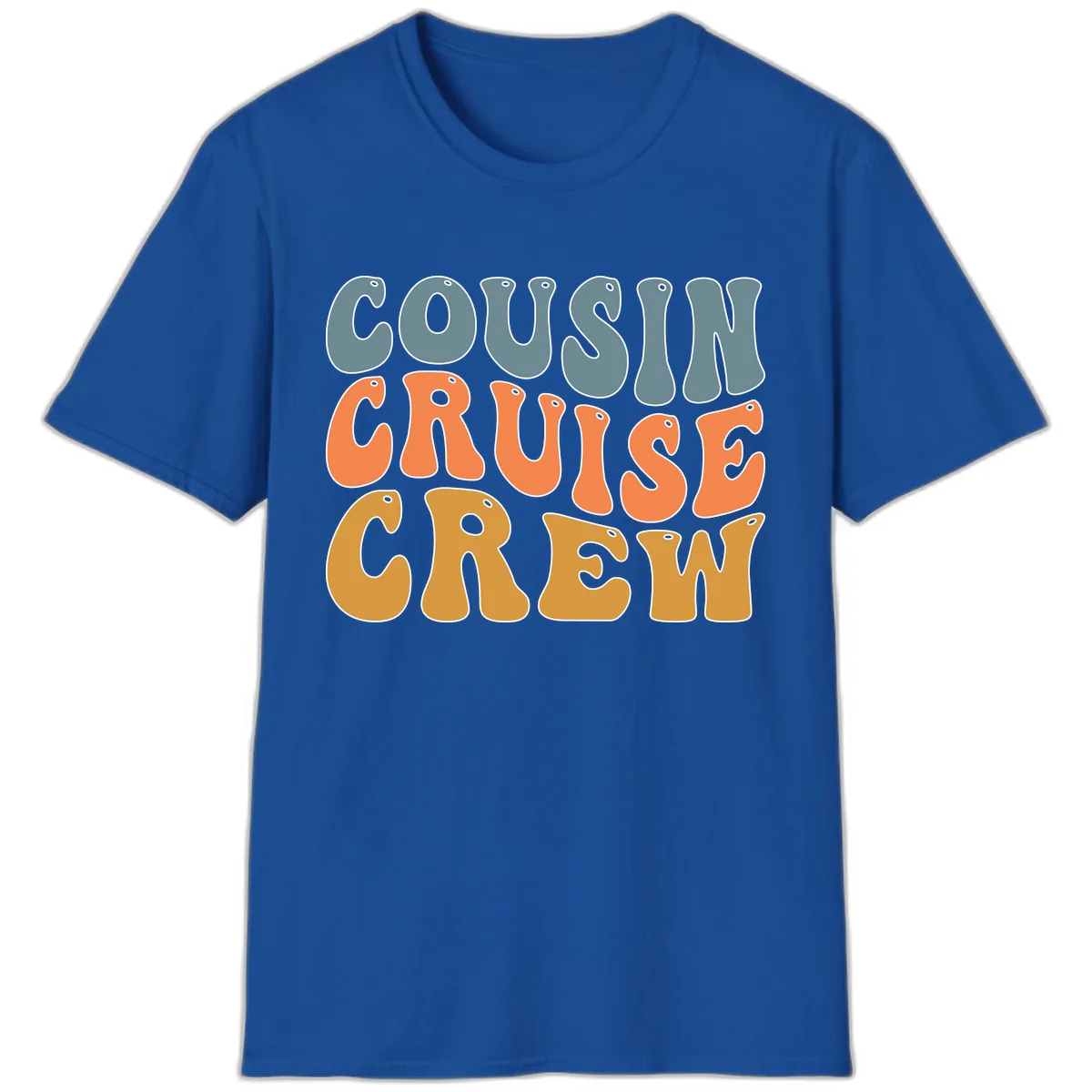 Cousin Cruise Crew T-Shirt in Royal