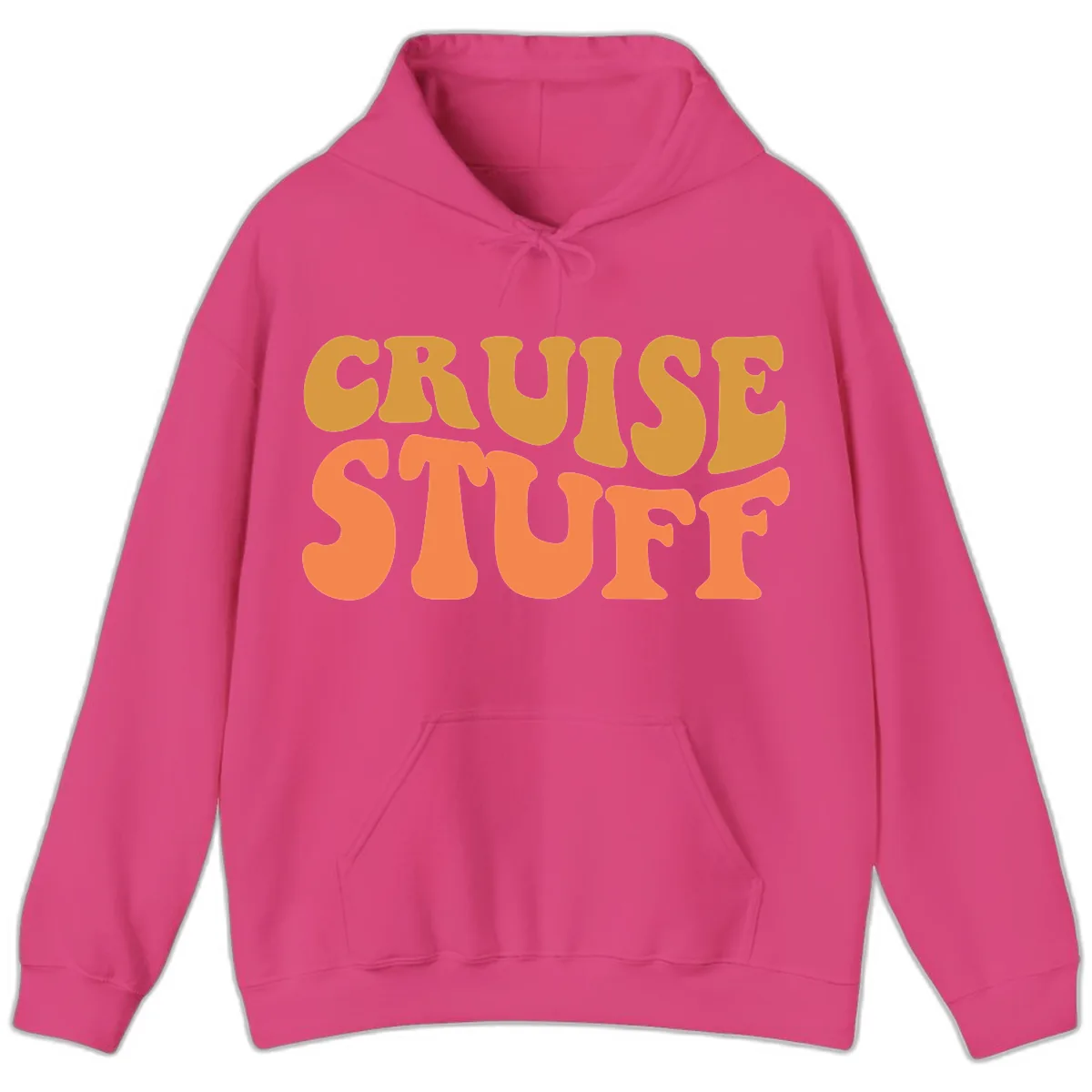 Cruise Stuff Hoodie in Heliconia