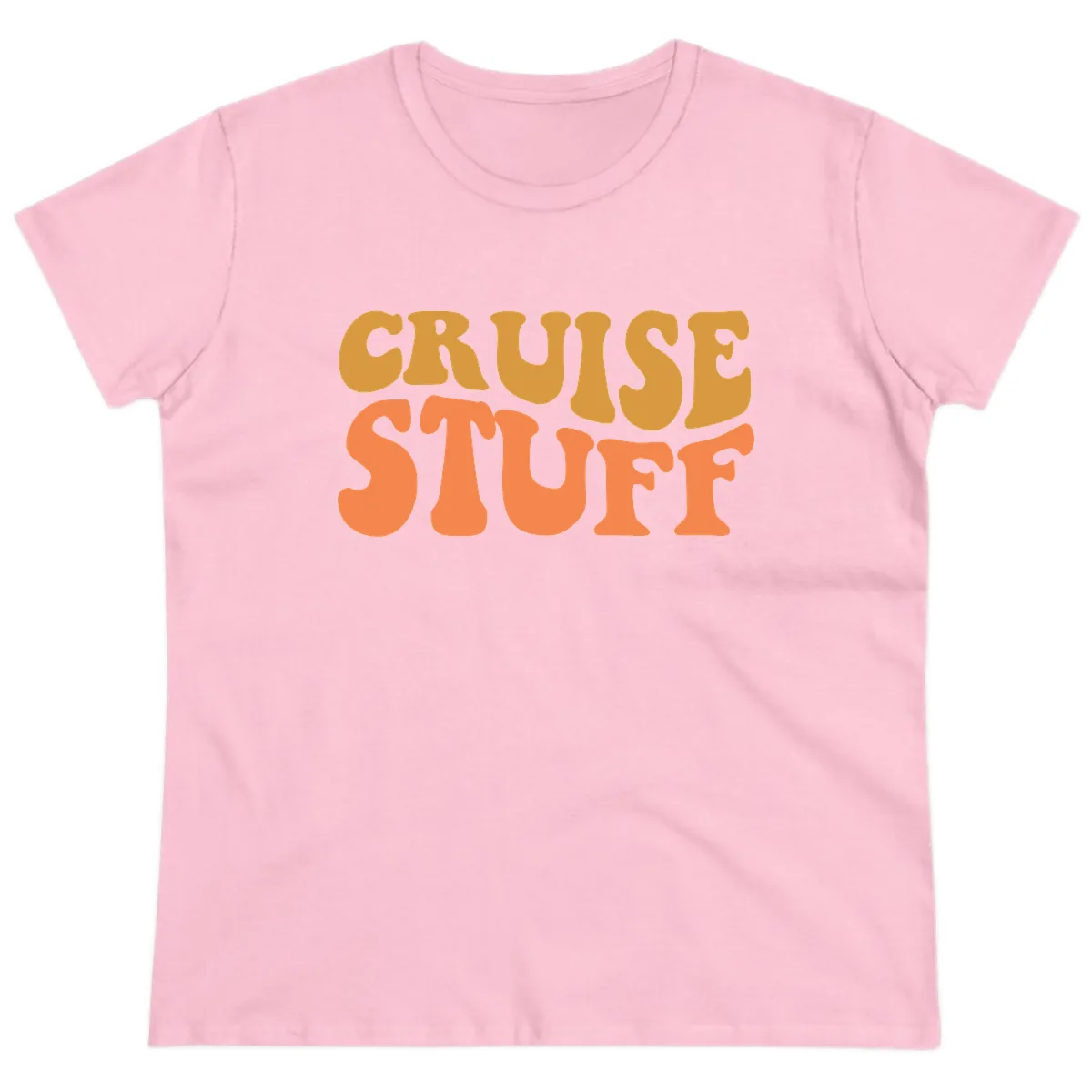 Cruise Stuff Ladies Tee in Light Pink