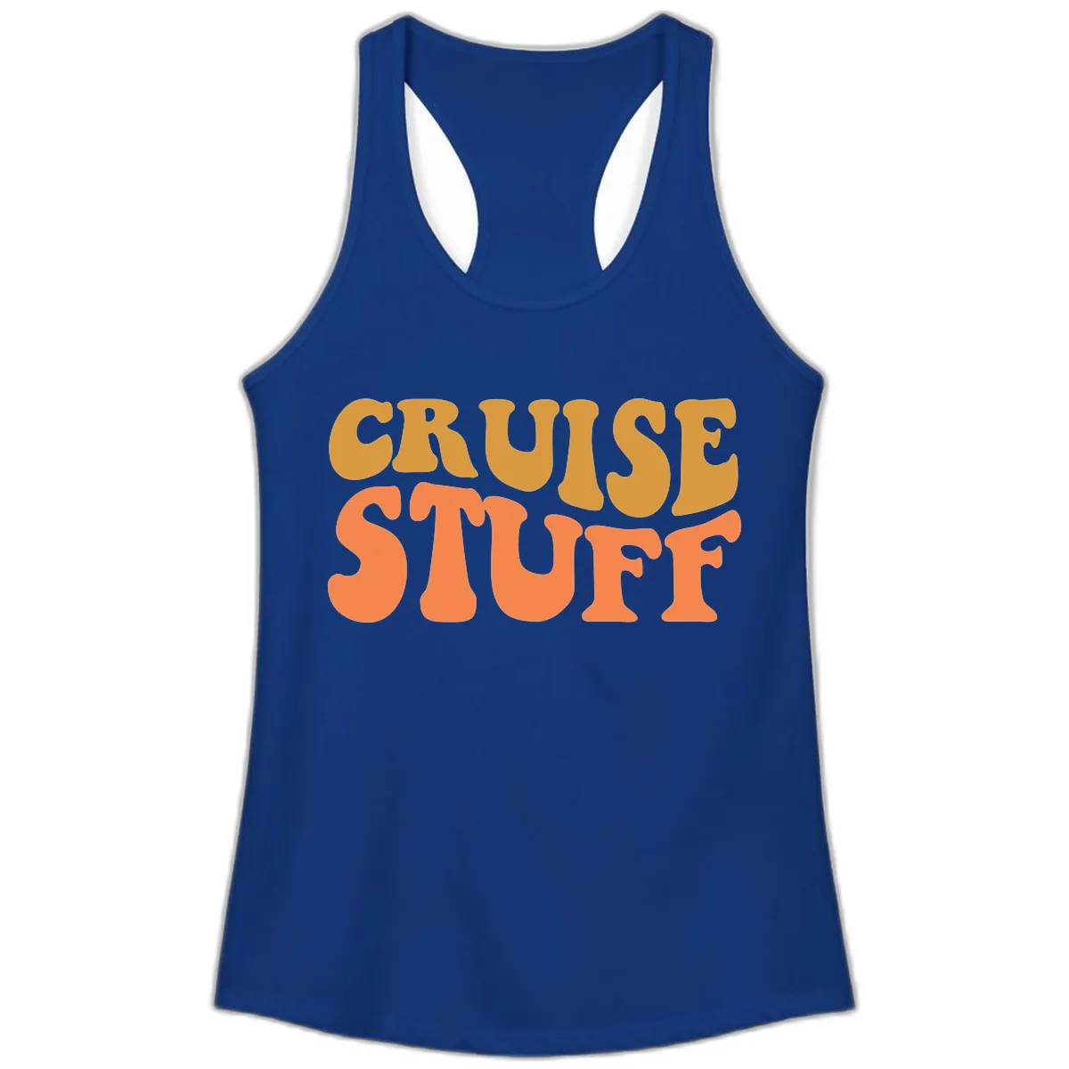 Cruise Stuff Ladies Tank in Solid Royal