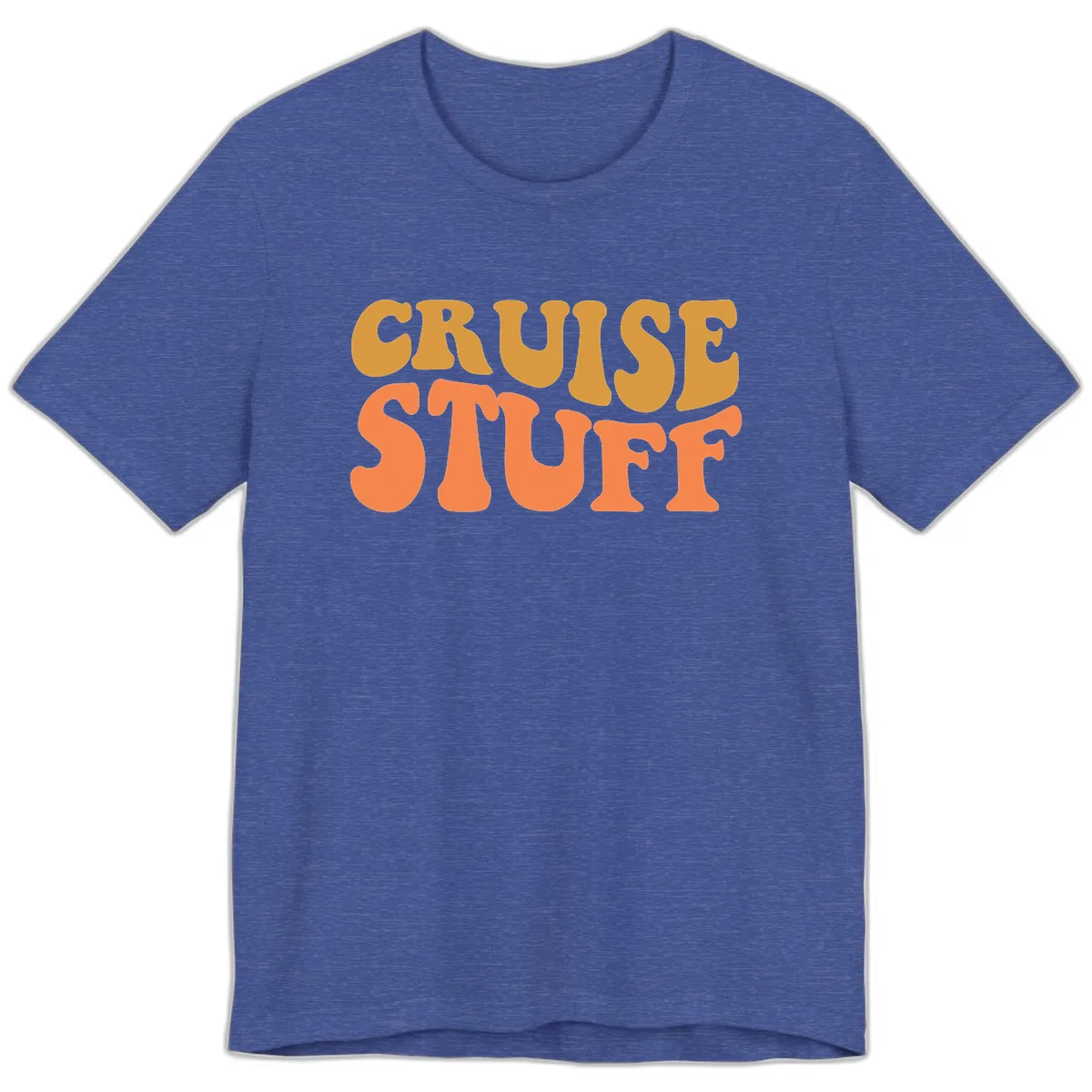 Cruise Stuff Premium T-Shirt in Heather True Royal