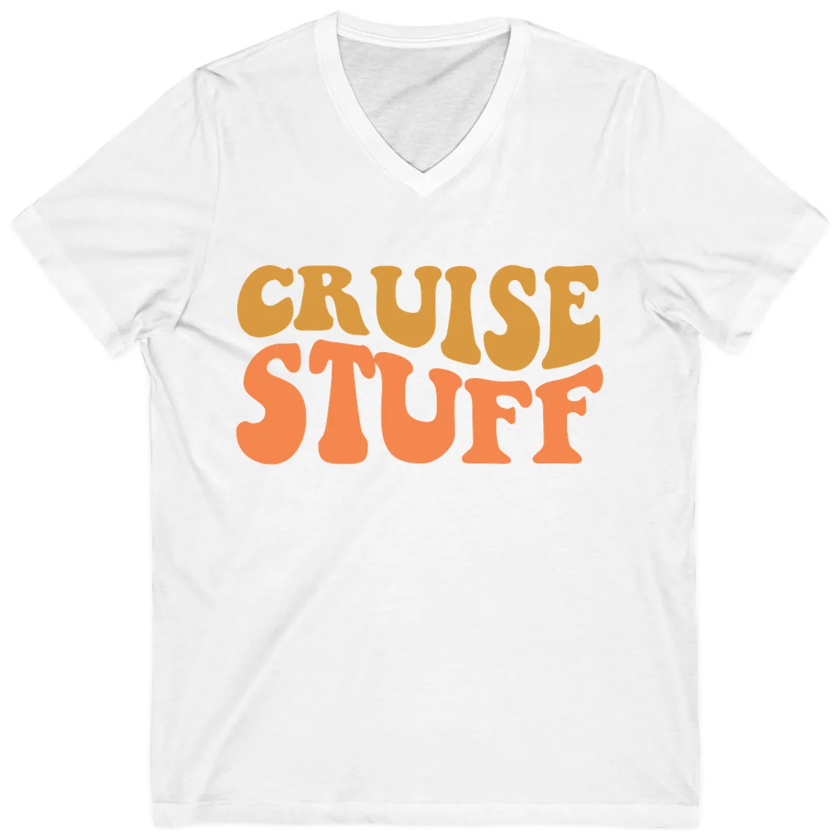 Cruise Stuff V-Neck in White
