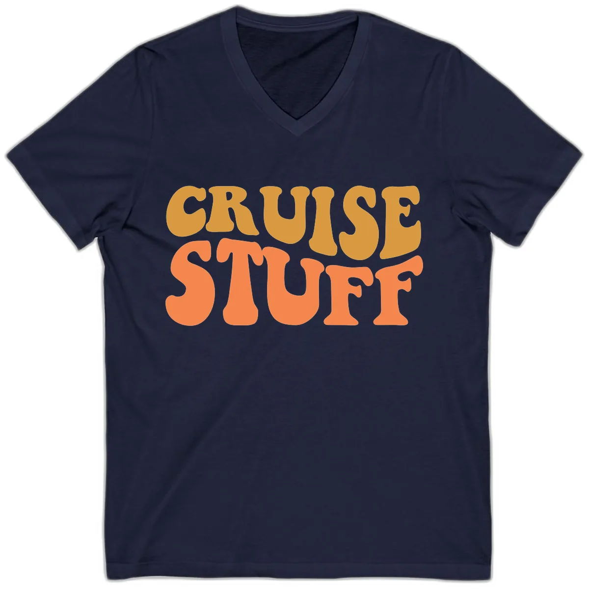 Cruise Stuff V-Neck in Navy