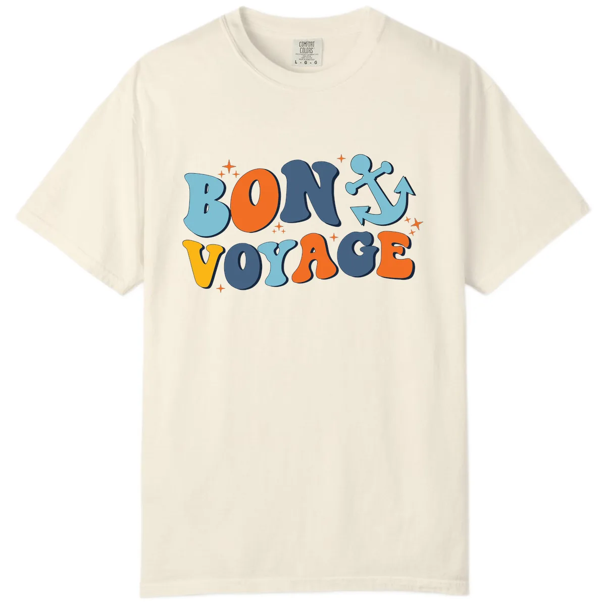 Bon Voyage Anchor Comfort Color in Ivory