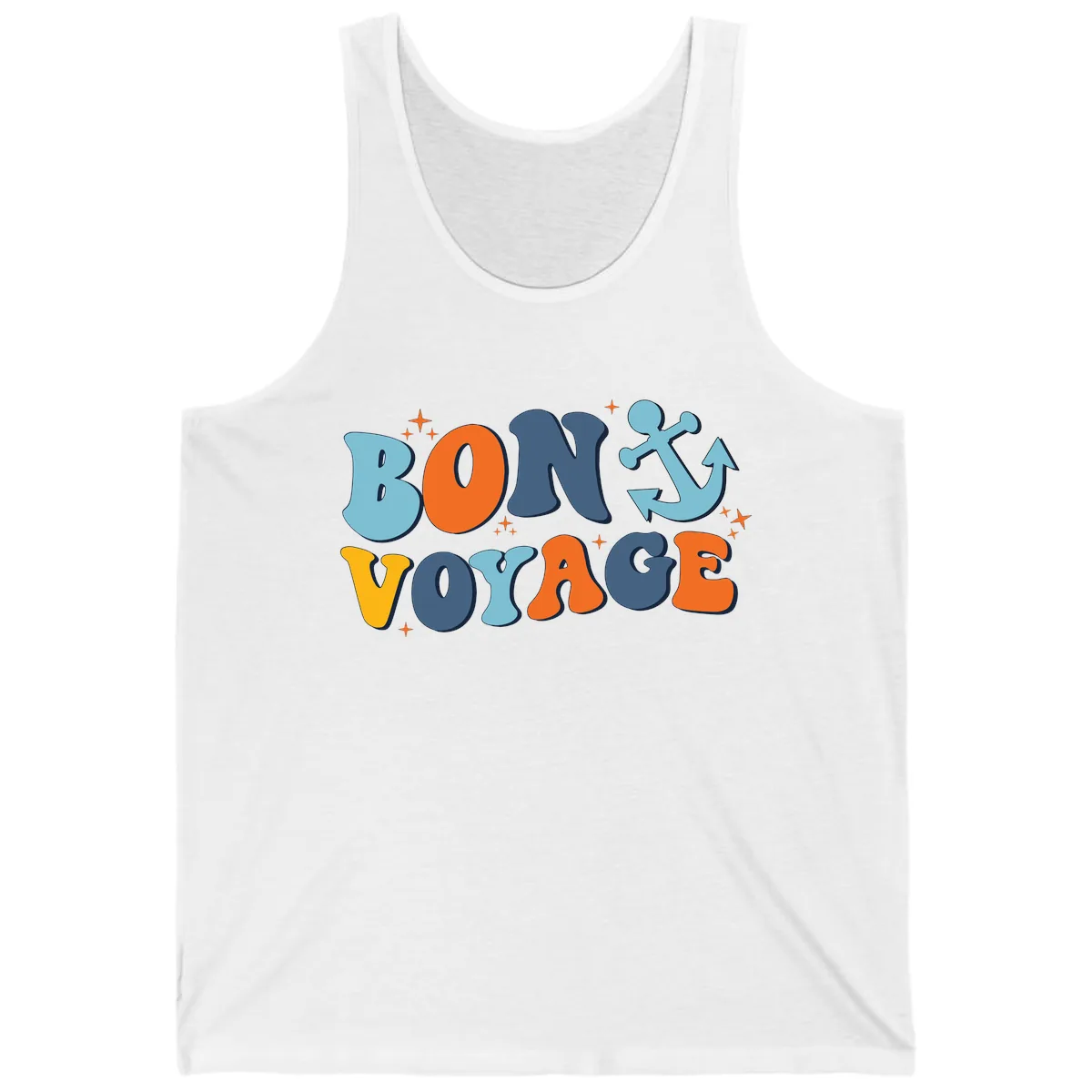 Bon Voyage Anchor Tank in White