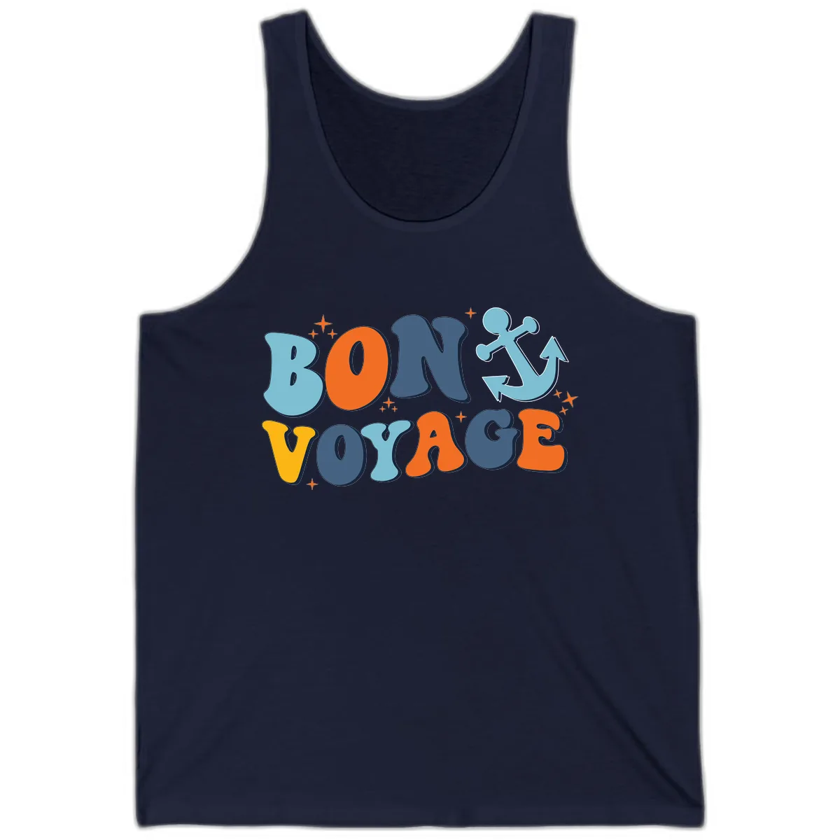 Bon Voyage Anchor Tank in Navy