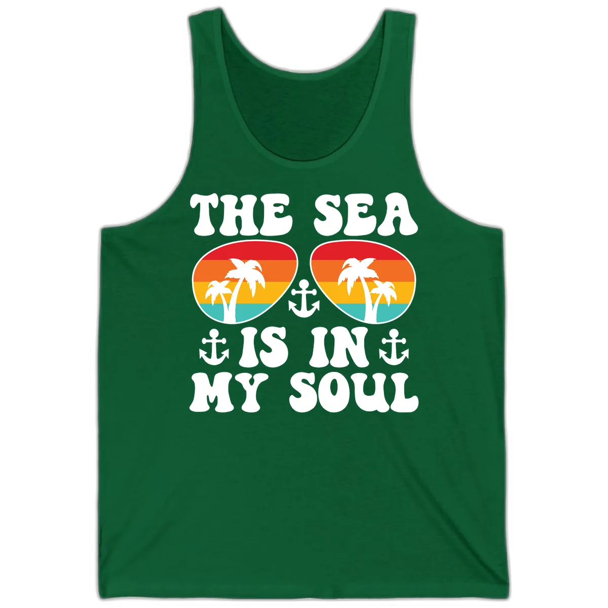 The Sea Is In My Soul Tank in Kelly