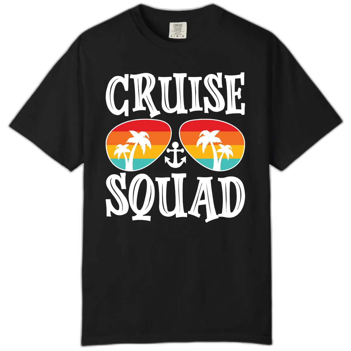 Cruise Squad Sunglasses Comfort Color in Black