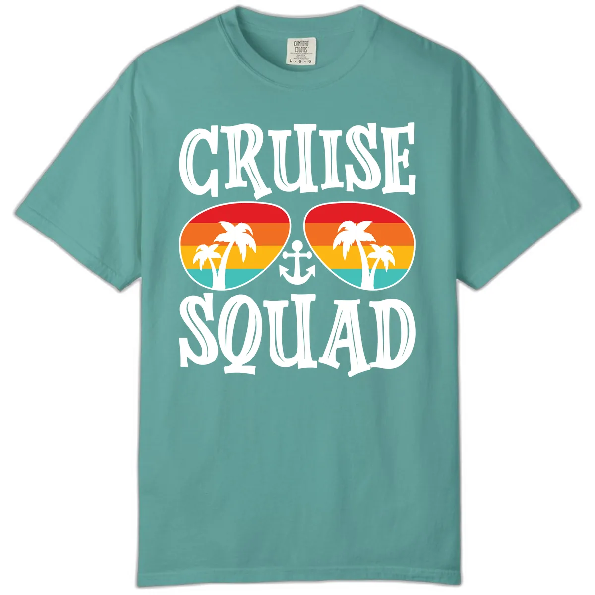 Cruise Squad Sunglasses Comfort Color in Seafoam