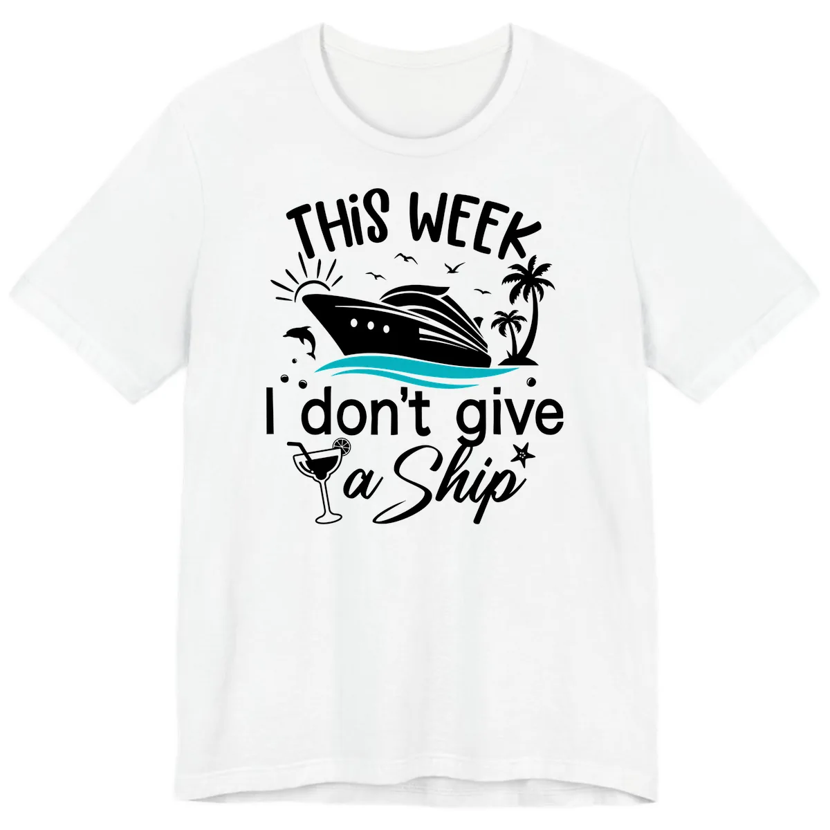 This Week I Don't Give A Ship Premium T-Shirt in White