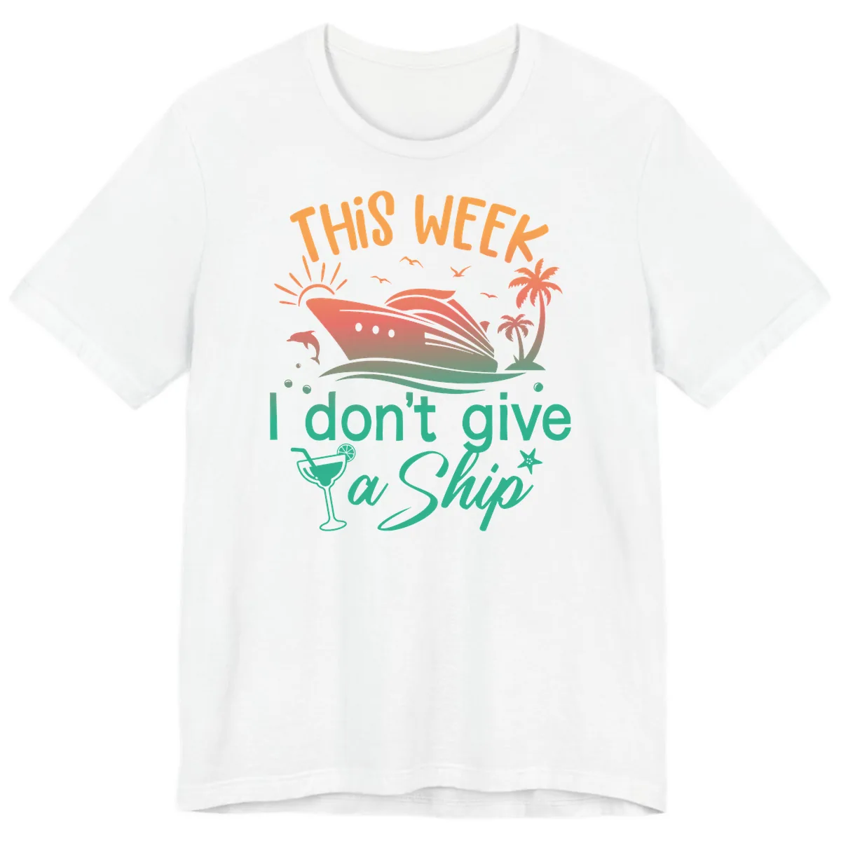 This Week I Don't Give A Ship Premium T-Shirt in White