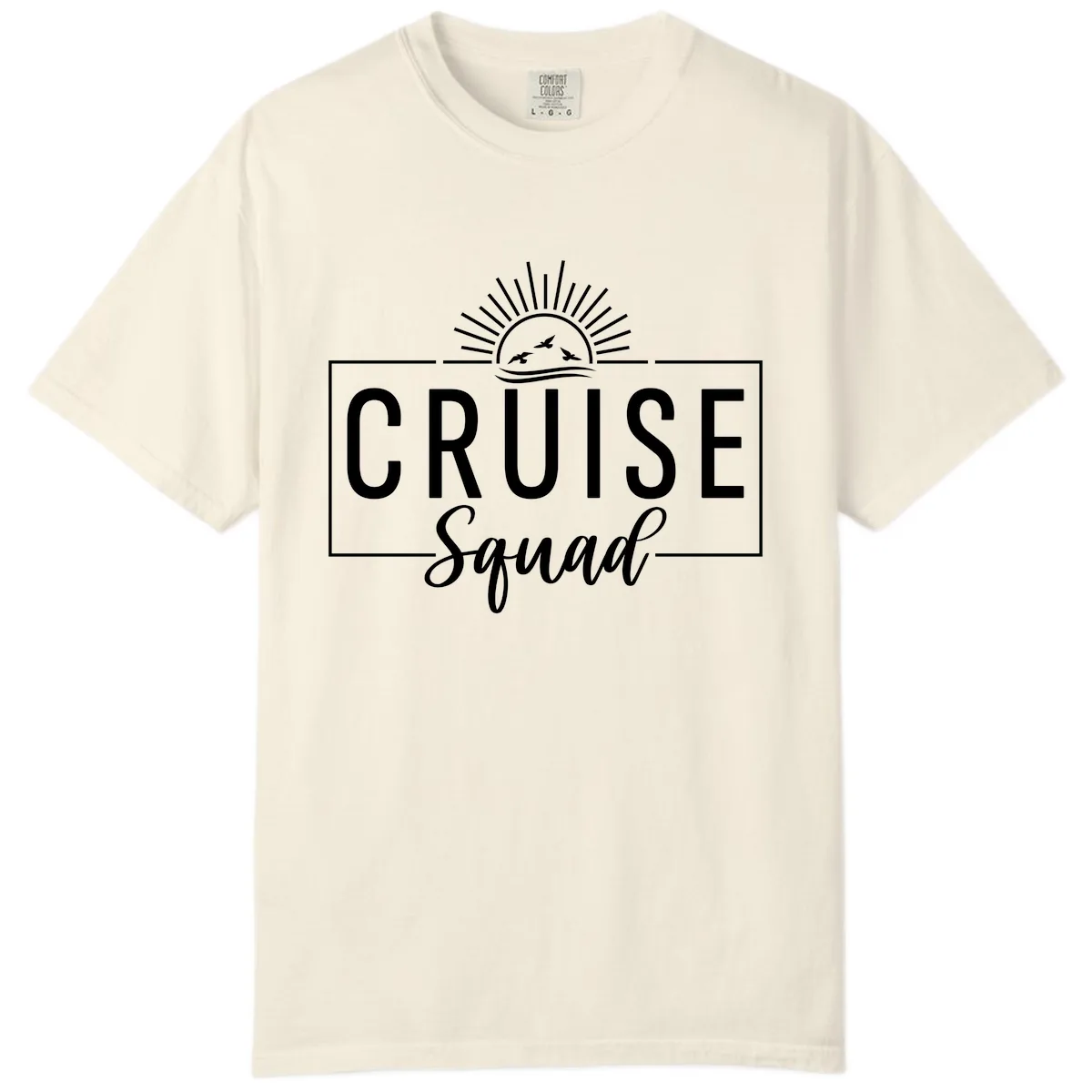 Cruise Squad Sunrise Comfort Color in Ivory